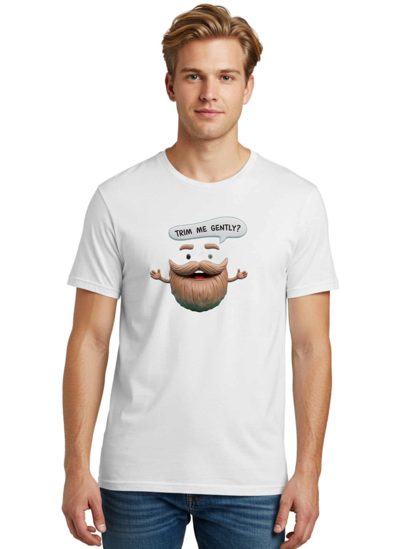 Onion-With-Mustache Men'S Graphic Tee, 100% Cotton, Comfortable Casual Summer Wear, Machine Washable, Onion With A Face, Humorous Illustration, Cartoon Character, Funny Vegetable, Whimsical Design, Quirky Art, Beard And Mustache, Bad383 24