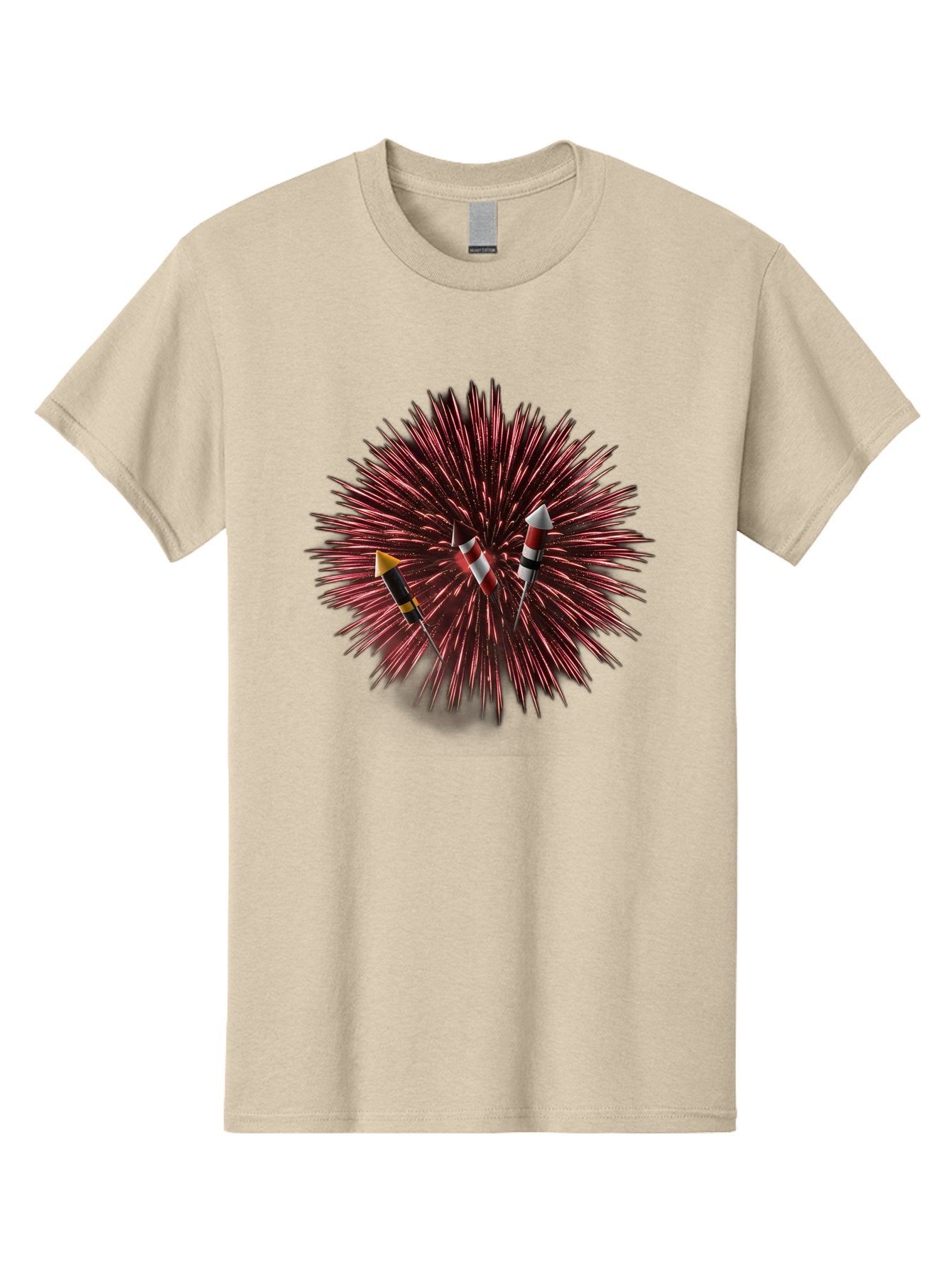 Party-Poppers Men'S Graphic Tee, 100% Cotton, Comfortable Casual Summer Wear, Machine Washable, Porcupine With Quills, 3 Arrows Stuck, Wildlife, Animal Defense, Prickly Creature, Hunting Scene, Wildlife Photography, Quill Attack Bad407 14