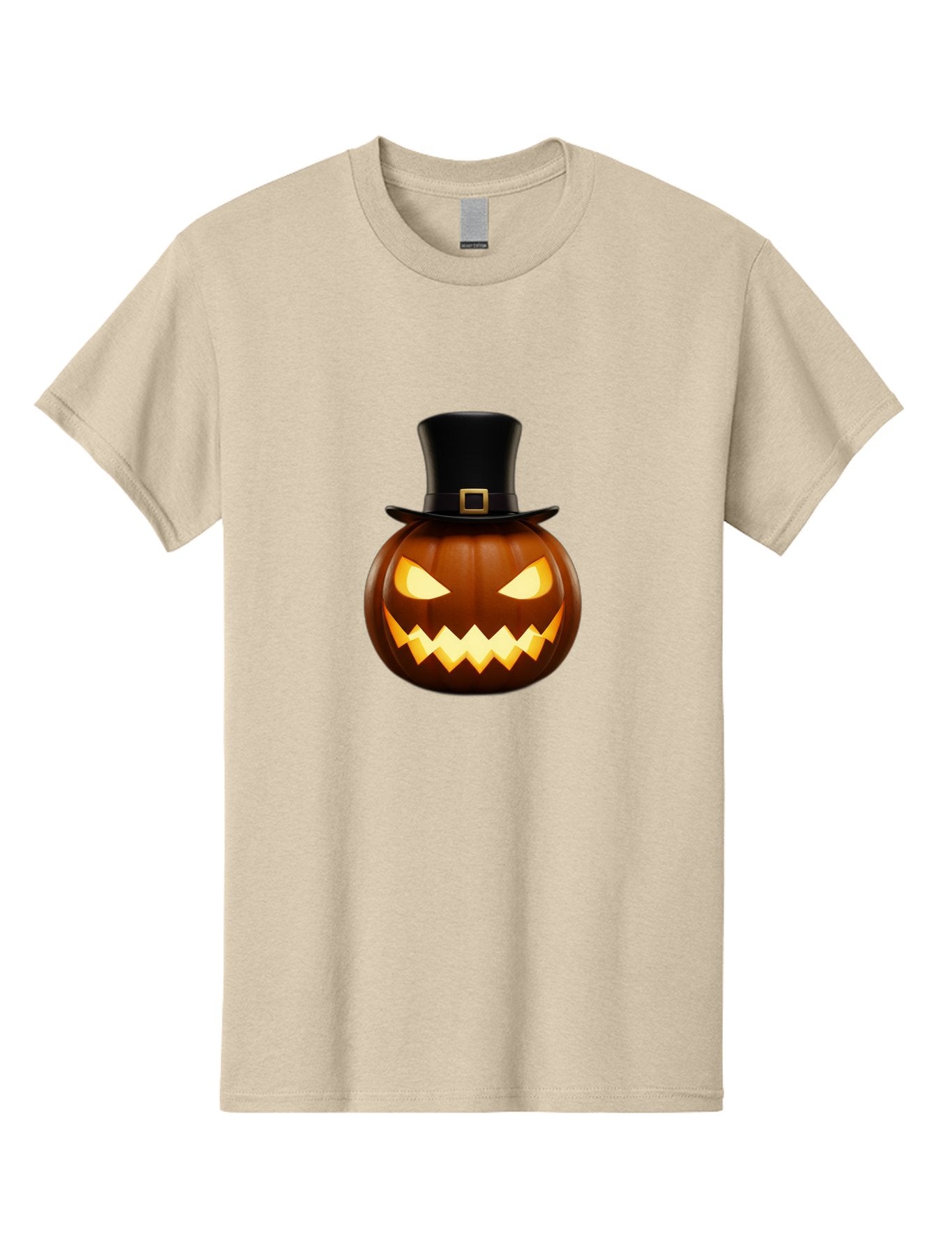 Pilgrim-Jack-O-Lantern Men'S Graphic Tee, 100% Cotton, Comfortable Casual Summer Wear, Machine Washable, Carved Pumpkin, Jack-O'-Lantern, Halloween Decorations, Spooky Atmosphere, Glowing Eyes, Pilgrim Hat, Autumnal Festivities, Bad414 11