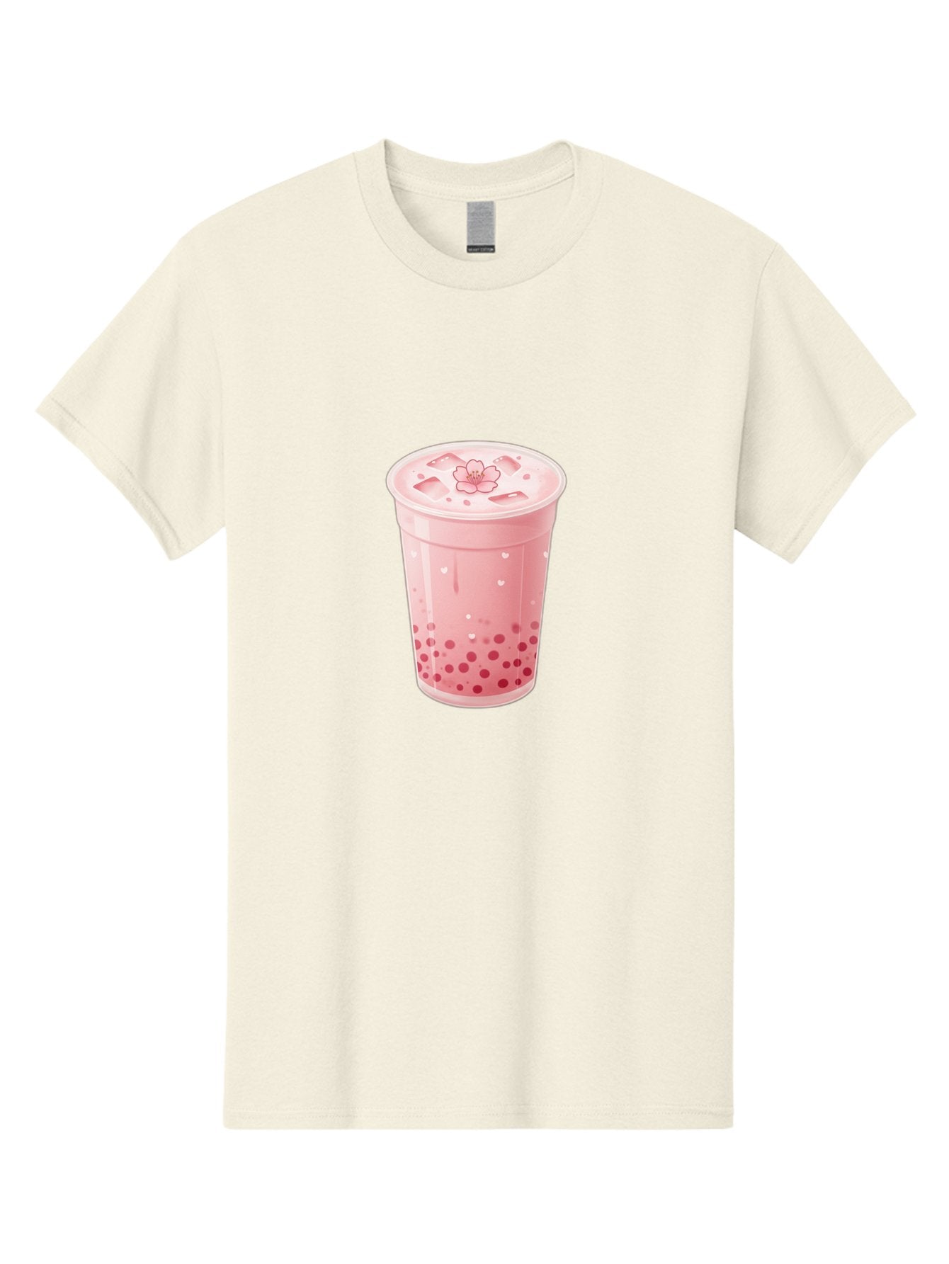 Pink-Boba-Tea-1 Men'S Graphic Tee, 100% Cotton, Comfortable Casual Summer Wear, Machine Washable, Boba Tea, Milk Tea, Bubble Tea, Pink Drink, Tapioca Pearls, Strawberry Tea, Tea With Boba, Boba Drink Bad424 4