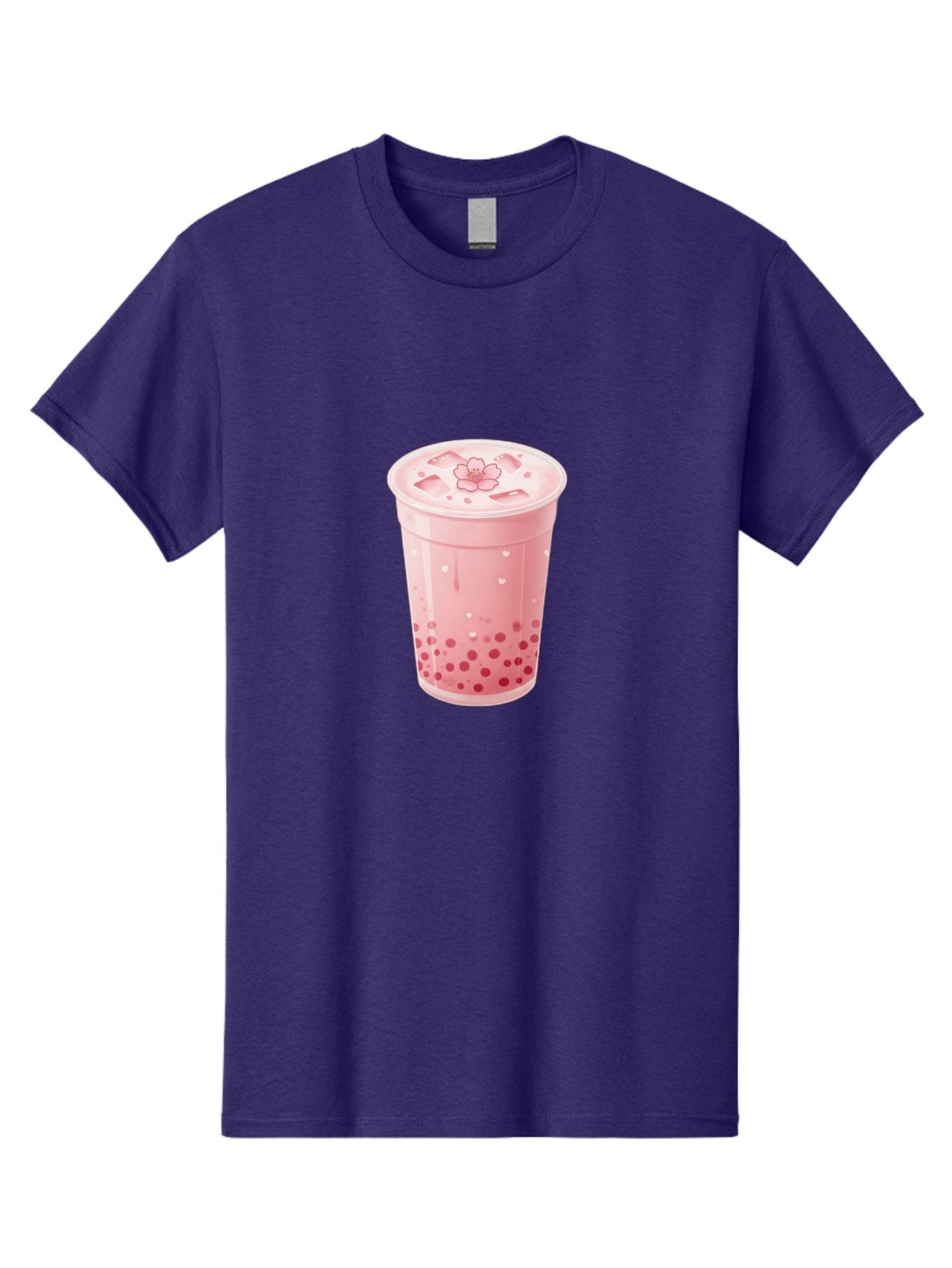 Pink-Boba-Tea-1 Men'S Graphic Tee, 100% Cotton, Comfortable Casual Summer Wear, Machine Washable, Boba Tea, Milk Tea, Bubble Tea, Pink Drink, Tapioca Pearls, Strawberry Tea, Tea With Boba, Boba Drink Bad424 14