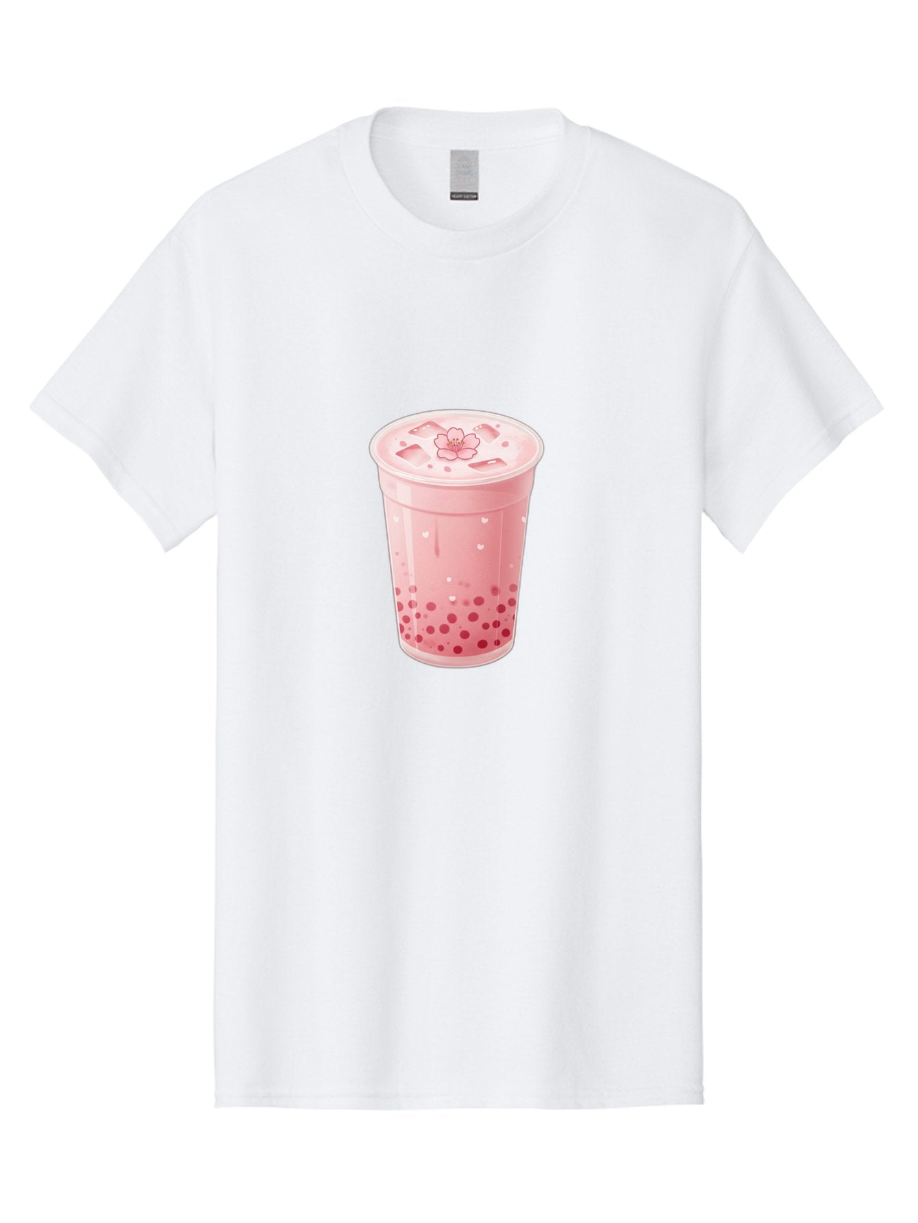 Pink-Boba-Tea-1 Men'S Graphic Tee, 100% Cotton, Comfortable Casual Summer Wear, Machine Washable, Boba Tea, Milk Tea, Bubble Tea, Pink Drink, Tapioca Pearls, Strawberry Tea, Tea With Boba, Boba Drink Bad424 6