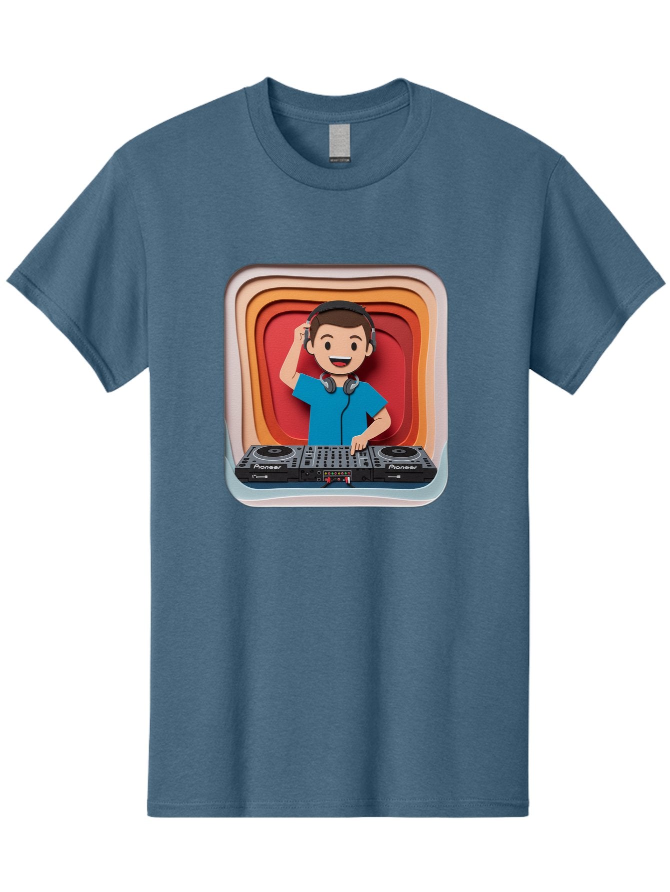 Pioneer-Dj Men'S Graphic Tee, 100% Cotton, Comfortable Casual Summer Wear, Machine Washable, Dj Mixing Music, Electronic Dance Music, Sound Mixing, Music Production, Professional Dj Equipment, Pioneer Dj Controller, Music Mixing Software, Bad439 14