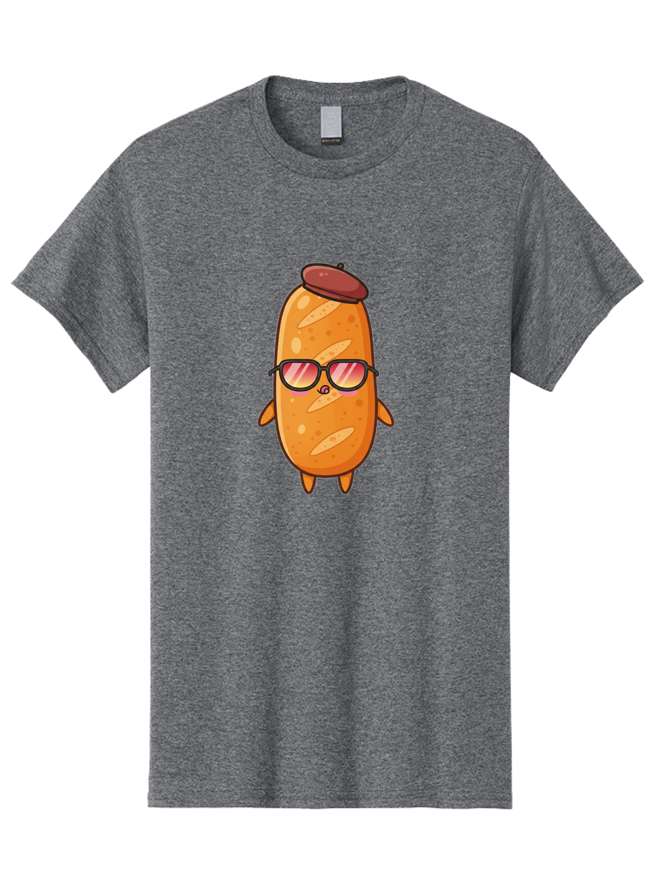 Potato-Head Men'S Graphic Tee, 100% Cotton, Comfortable Casual Summer Wear, Machine Washable, Cartoon Potato, Funny Character, Sunglasses, Hat, Kawaii Style, Cute Illustration, Mascot Design, Quirky Character, Humorous Art, Food Character, Bad453 4
