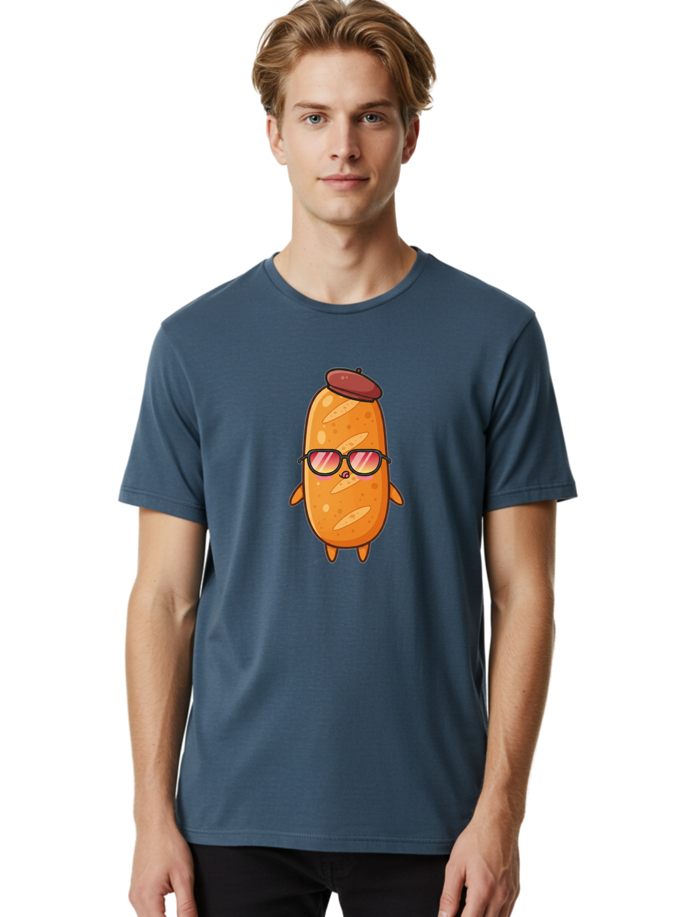 Potato-Head Men'S Graphic Tee, 100% Cotton, Comfortable Casual Summer Wear, Machine Washable, Cartoon Potato, Funny Character, Sunglasses, Hat, Kawaii Style, Cute Illustration, Mascot Design, Quirky Character, Humorous Art, Food Character, Bad453 20