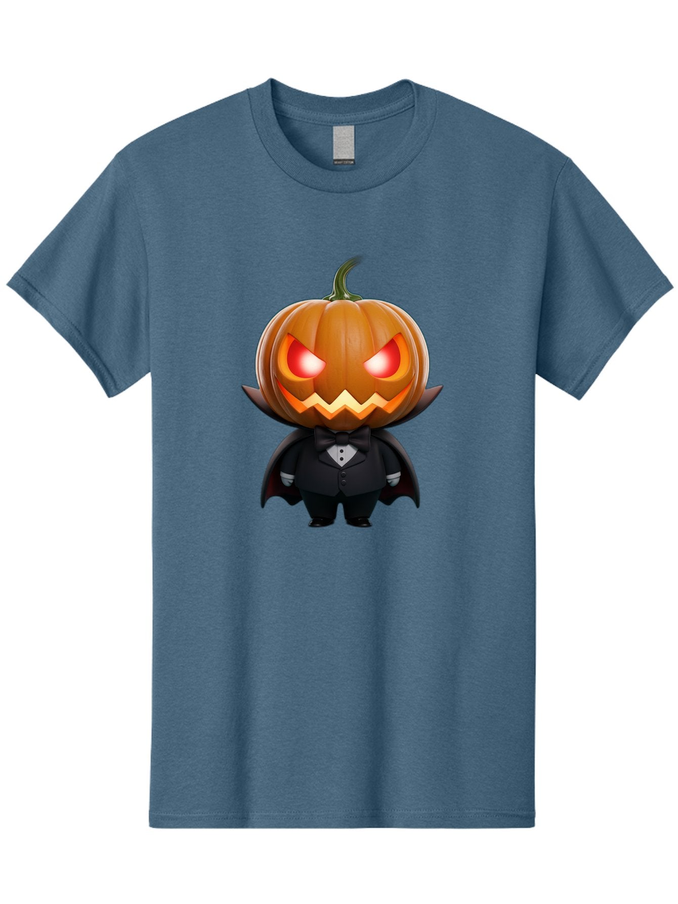 Pumpkinhead-Vampire Men'S Graphic Tee, 100% Cotton, Comfortable Casual Summer Wear, Machine Washable, Jack-O-Lantern, Vampire, Halloween, Pumpkin, Cartoon Character, Tuxedo, Horror Theme, Spooky, Funny, Costume Bad457 11