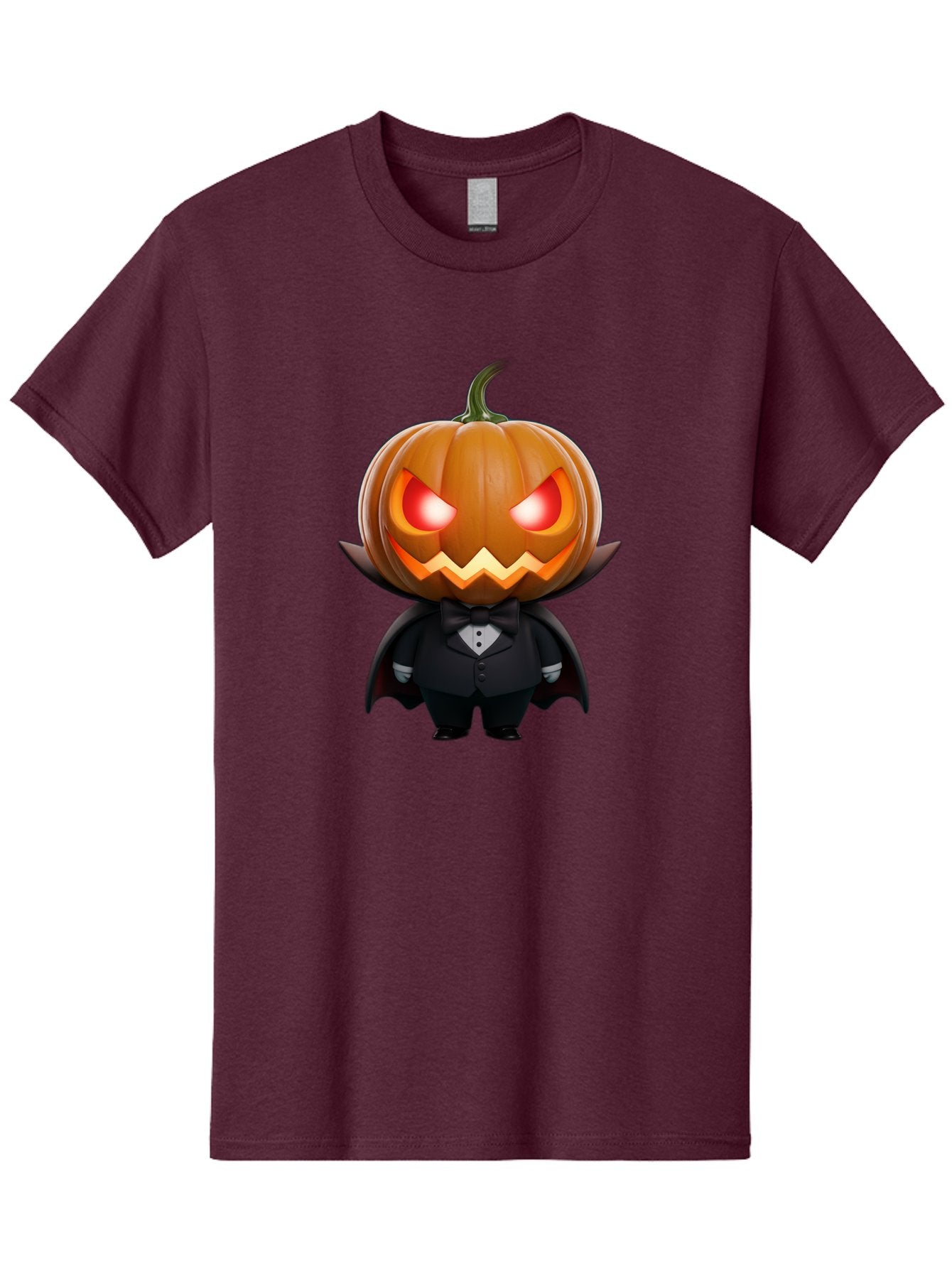 Pumpkinhead-Vampire Men'S Graphic Tee, 100% Cotton, Comfortable Casual Summer Wear, Machine Washable, Jack-O-Lantern, Vampire, Halloween, Pumpkin, Cartoon Character, Tuxedo, Horror Theme, Spooky, Funny, Costume Bad457 10