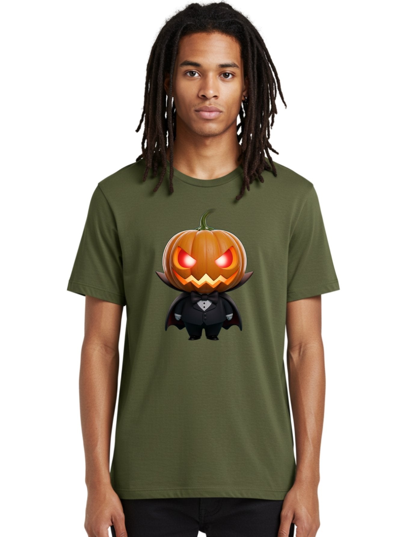 Pumpkinhead-Vampire Men'S Graphic Tee, 100% Cotton, Comfortable Casual Summer Wear, Machine Washable, Jack-O-Lantern, Vampire, Halloween, Pumpkin, Cartoon Character, Tuxedo, Horror Theme, Spooky, Funny, Costume Bad457 16