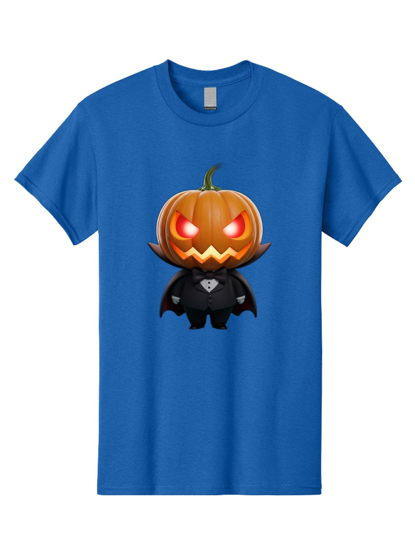 Pumpkinhead-Vampire Men'S Graphic Tee, 100% Cotton, Comfortable Casual Summer Wear, Machine Washable, Jack-O-Lantern, Vampire, Halloween, Pumpkin, Cartoon Character, Tuxedo, Horror Theme, Spooky, Funny, Costume Bad457 8