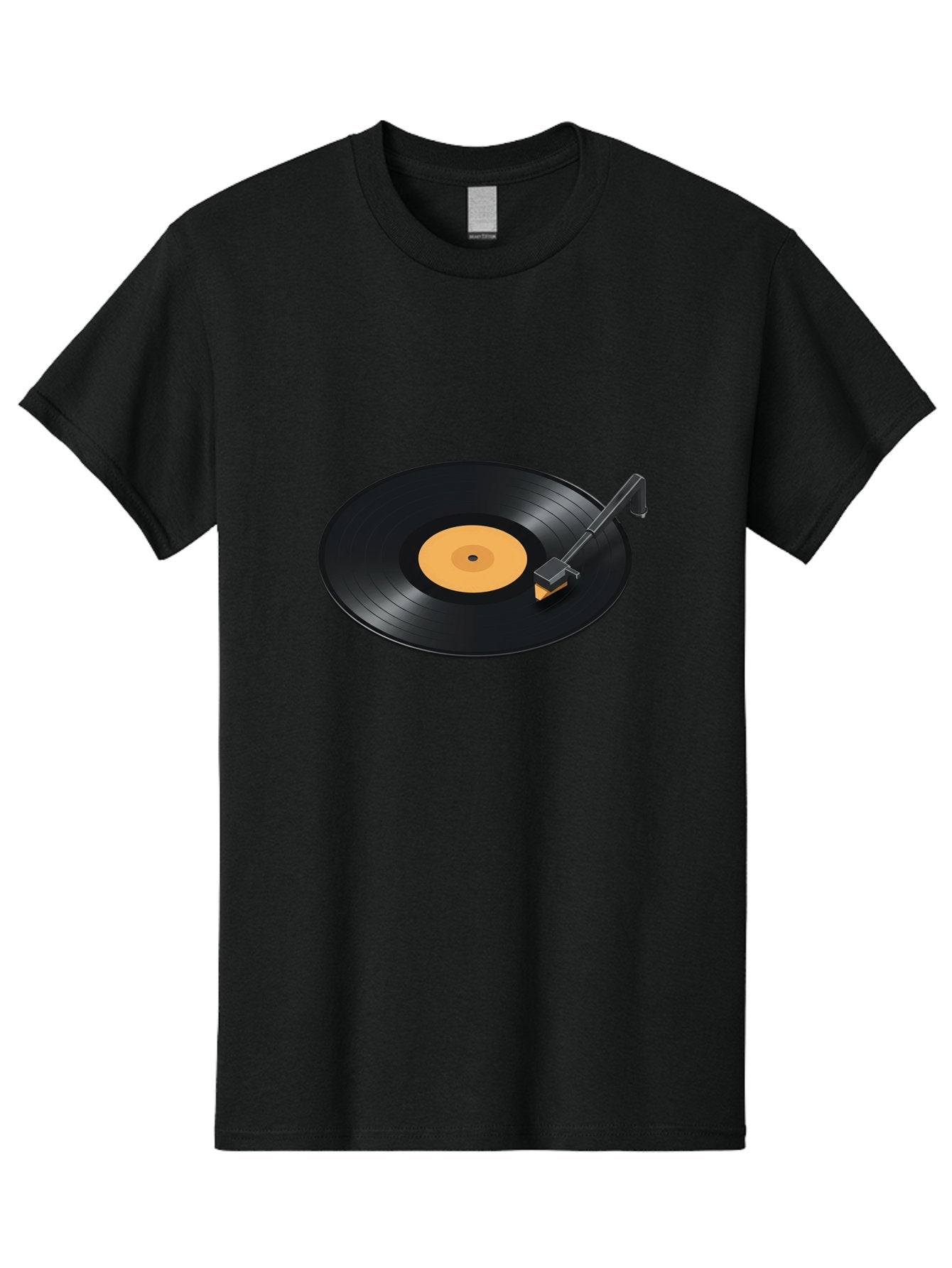 Record-Player-1 Men'S Graphic Tee, 100% Cotton, Comfortable Casual Summer Wear, Machine Washable, Vinyl Record, Record Player, Music Playback, Nostalgic Sound, Analog Music, Retro Audio, Turntable, Vinyl Playback, Music Nostalgia Bad481 13