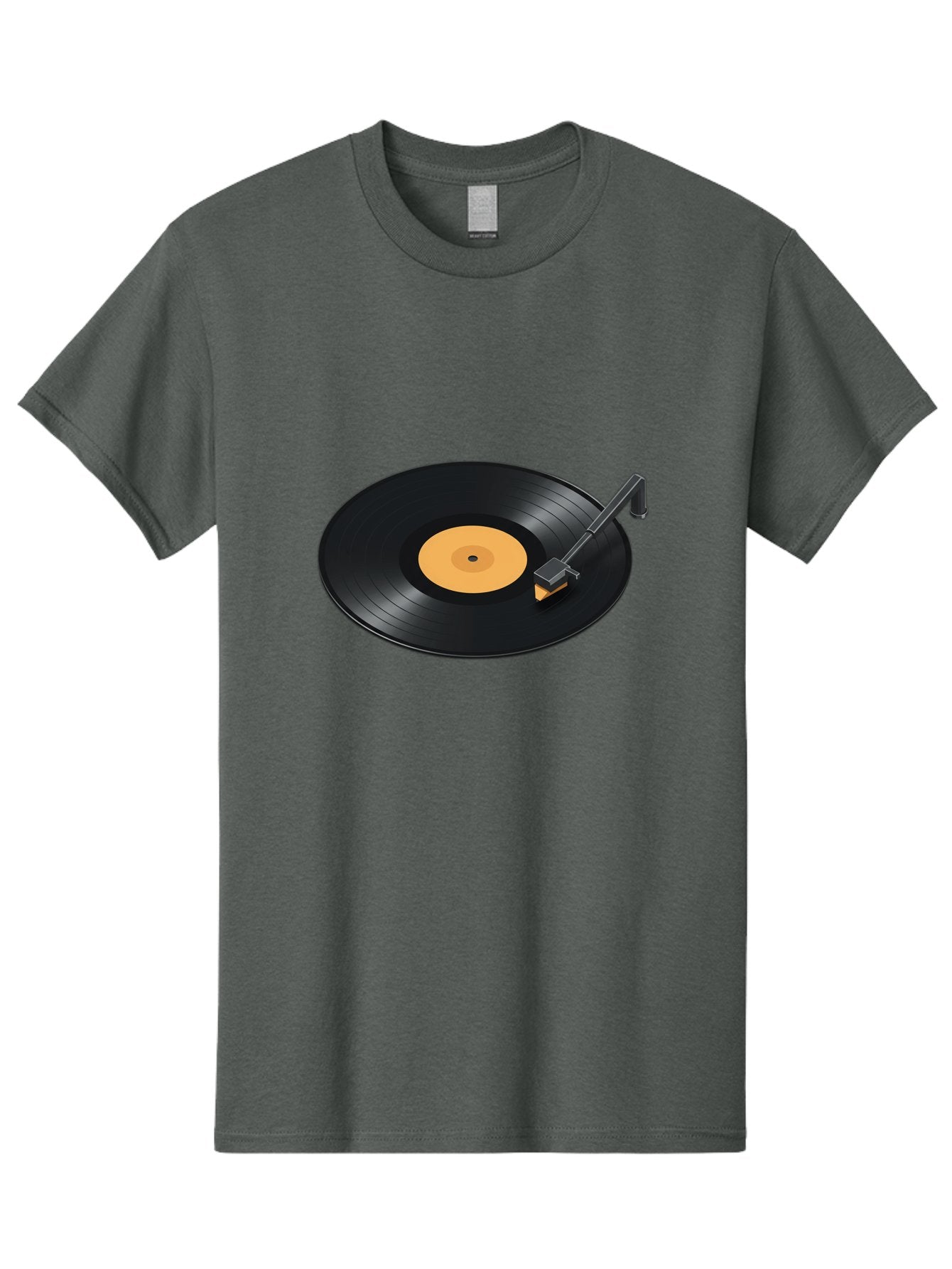 Record-Player-1 Men'S Graphic Tee, 100% Cotton, Comfortable Casual Summer Wear, Machine Washable, Vinyl Record, Record Player, Music Playback, Nostalgic Sound, Analog Music, Retro Audio, Turntable, Vinyl Playback, Music Nostalgia Bad481 8