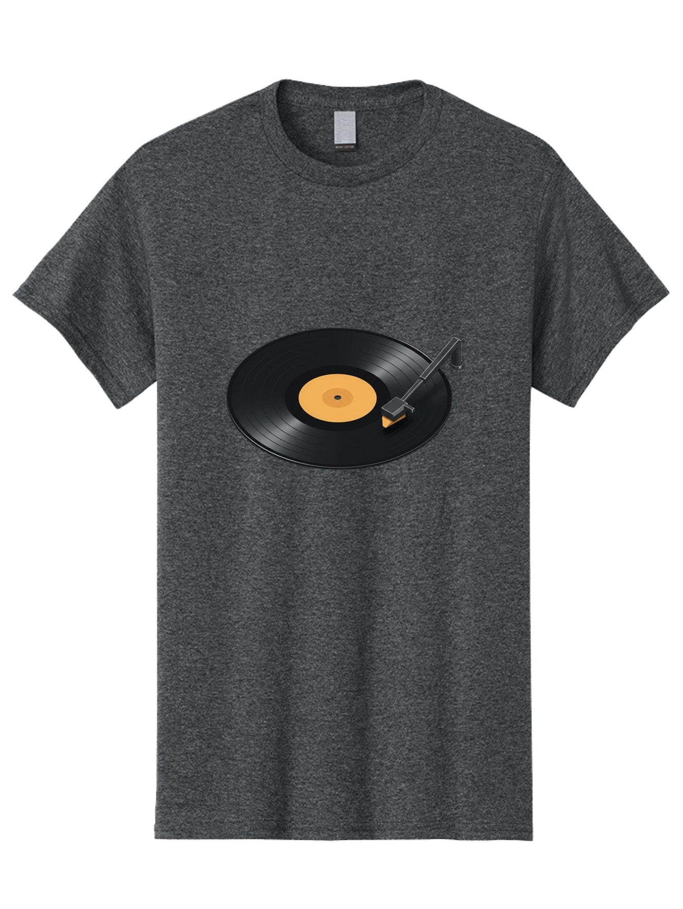 Record-Player-1 Men'S Graphic Tee, 100% Cotton, Comfortable Casual Summer Wear, Machine Washable, Vinyl Record, Record Player, Music Playback, Nostalgic Sound, Analog Music, Retro Audio, Turntable, Vinyl Playback, Music Nostalgia Bad481