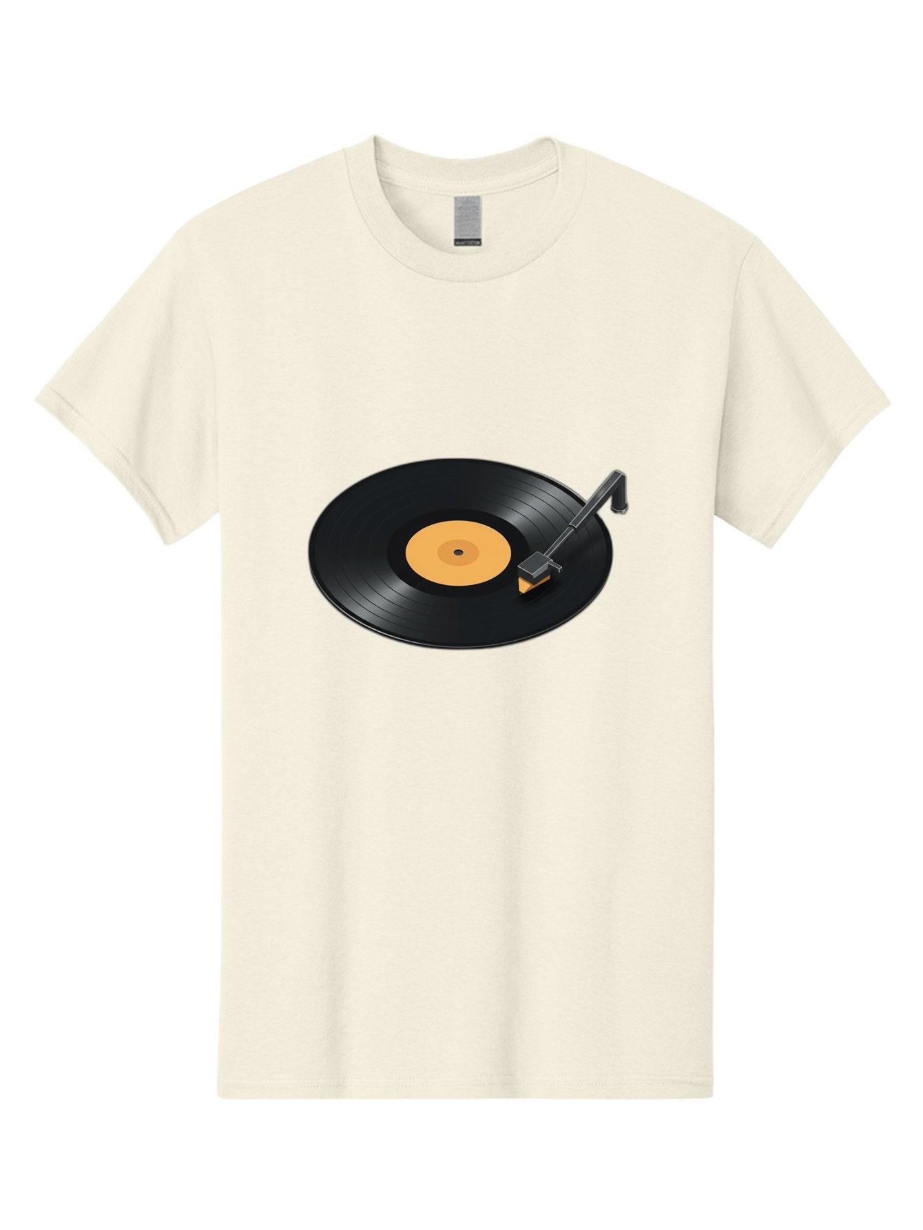 Record-Player-1 Men'S Graphic Tee, 100% Cotton, Comfortable Casual Summer Wear, Machine Washable, Vinyl Record, Record Player, Music Playback, Nostalgic Sound, Analog Music, Retro Audio, Turntable, Vinyl Playback, Music Nostalgia Bad481 10