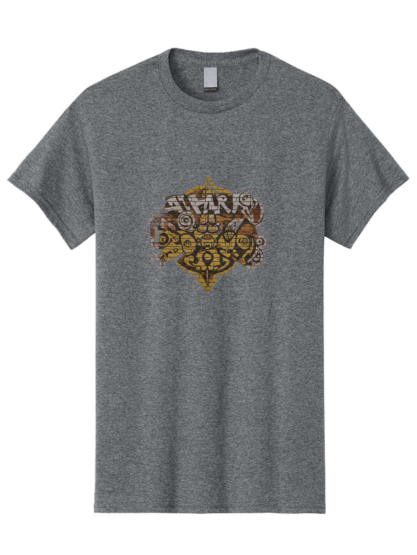 Shark Men'S Graphic Tee, 100% Cotton, Comfortable Casual Summer Wear, Machine Washable, Graffiti Art, Street Art, Urban Culture, Abstract Shapes, Bold Colors, Dynamic Composition, Graffiti Style, Street Wear Inspiration, Urban Decay, Bad534 12
