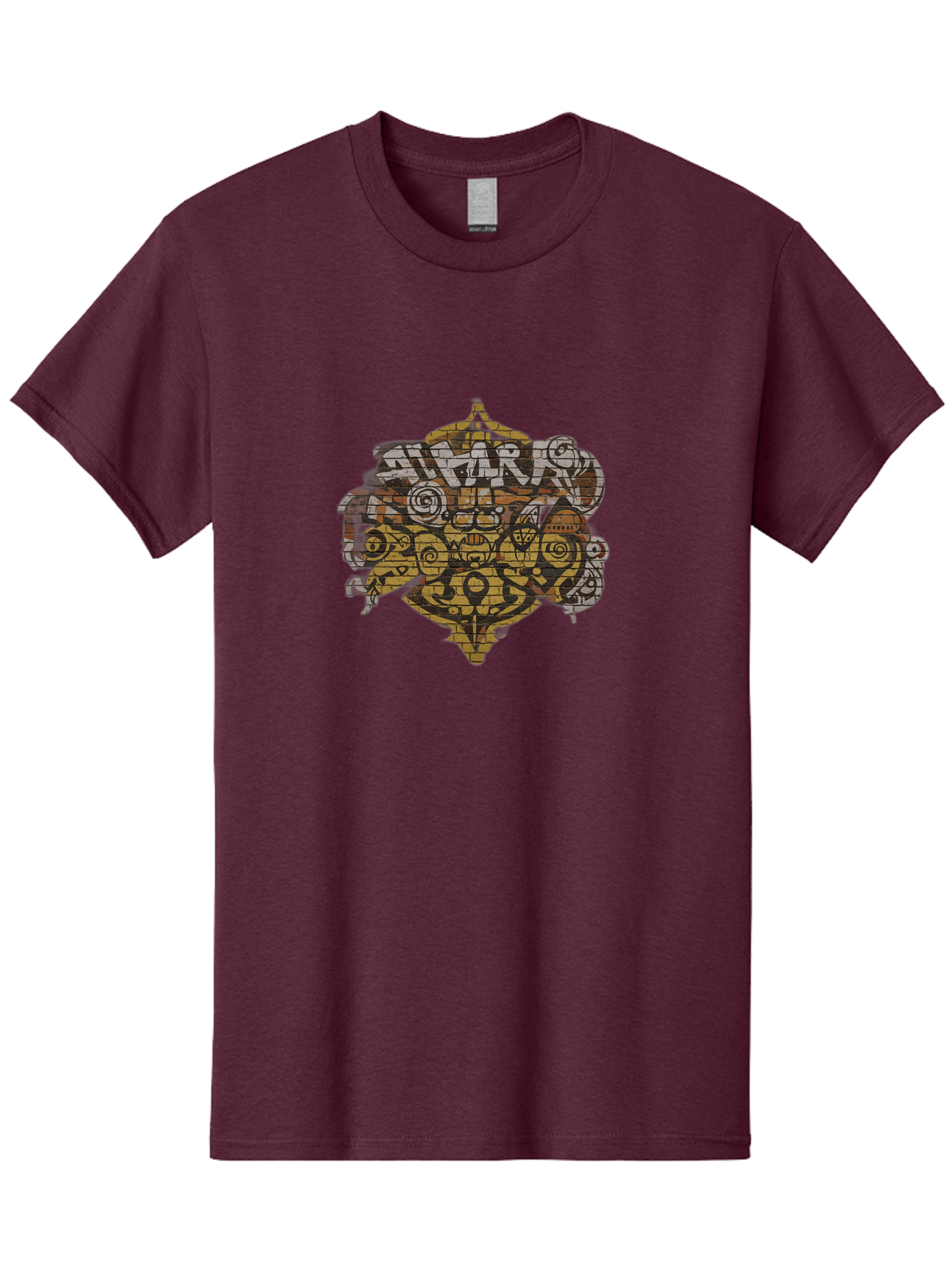 Shark Men'S Graphic Tee, 100% Cotton, Comfortable Casual Summer Wear, Machine Washable, Graffiti Art, Street Art, Urban Culture, Abstract Shapes, Bold Colors, Dynamic Composition, Graffiti Style, Street Wear Inspiration, Urban Decay, Bad534 3