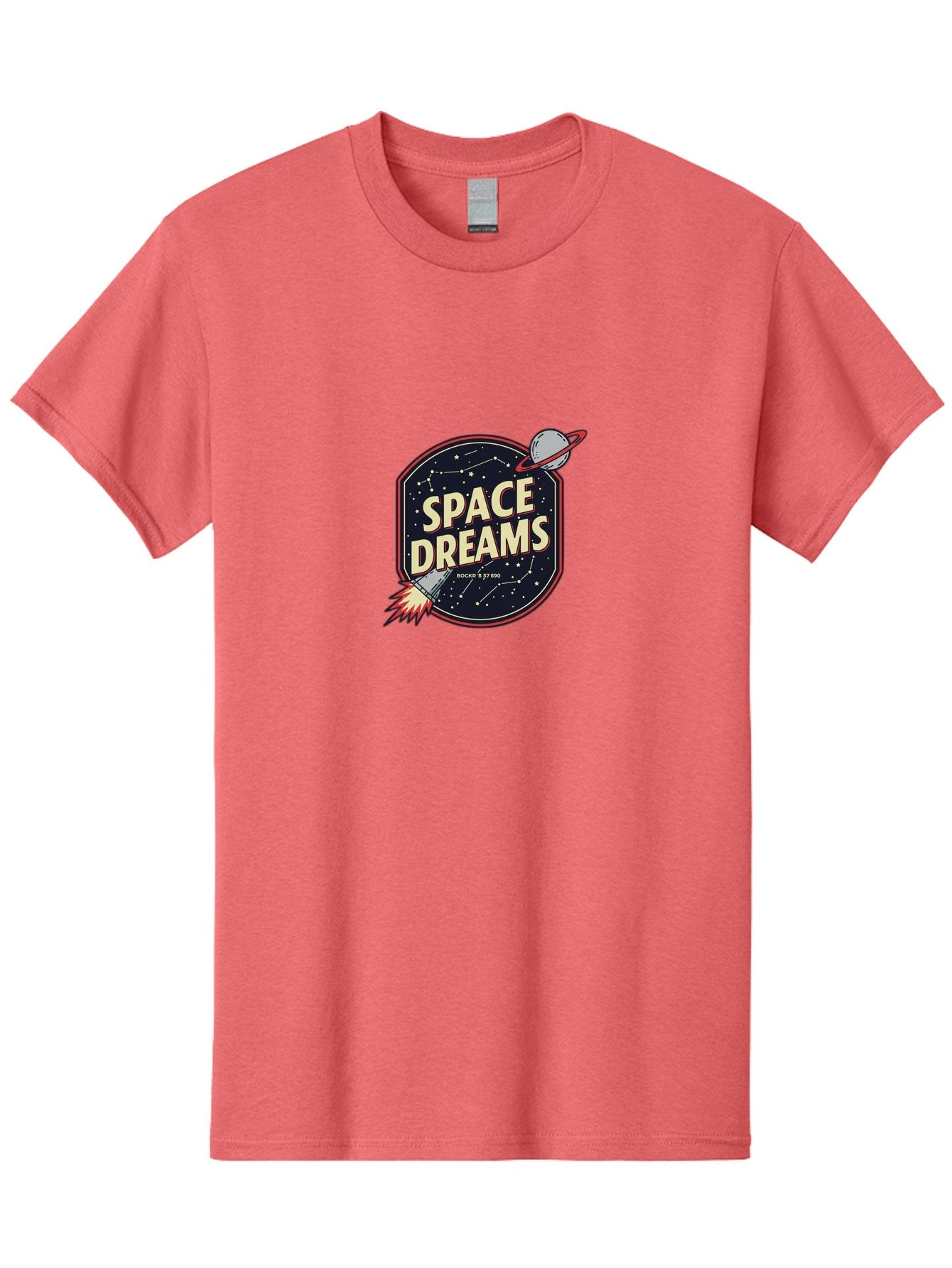 Space-Dreams-3 Men'S Graphic Tee, 100% Cotton, Comfortable Casual Summer Wear, Machine Washable, Space Dreams, Rocket Ship, Stars, Constellations, Planet, Galaxy, Outer Space, Futuristic Design, Retro Style, Vintage Vibe, Space Travel Bad659 7