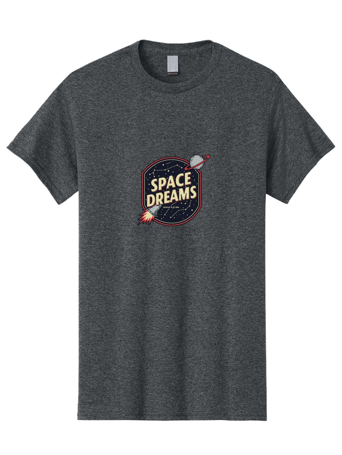 Space-Dreams-3 Men'S Graphic Tee, 100% Cotton, Comfortable Casual Summer Wear, Machine Washable, Space Dreams, Rocket Ship, Stars, Constellations, Planet, Galaxy, Outer Space, Futuristic Design, Retro Style, Vintage Vibe, Space Travel Bad659 12