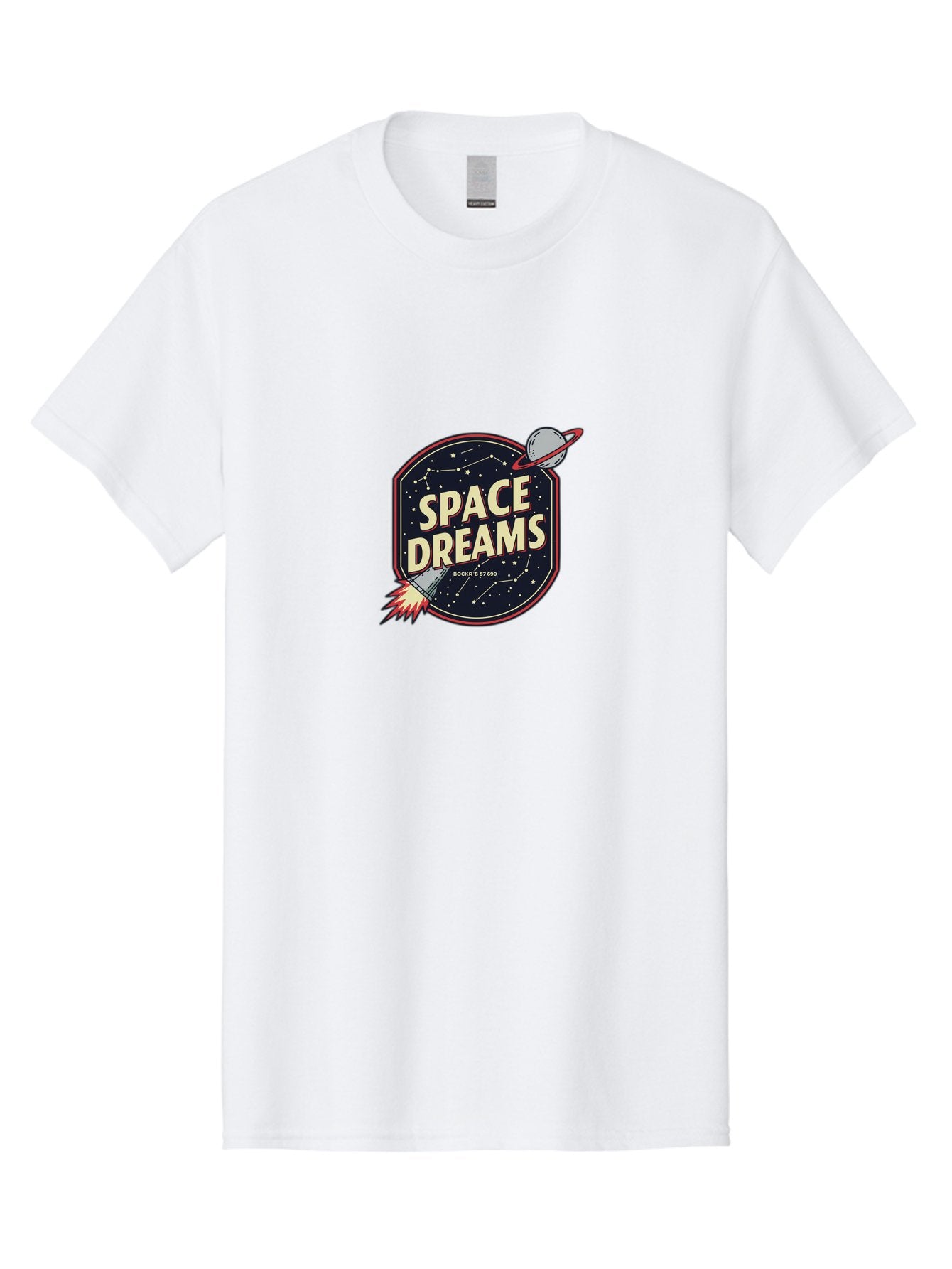 Space-Dreams-3 Men'S Graphic Tee, 100% Cotton, Comfortable Casual Summer Wear, Machine Washable, Space Dreams, Rocket Ship, Stars, Constellations, Planet, Galaxy, Outer Space, Futuristic Design, Retro Style, Vintage Vibe, Space Travel Bad659 13