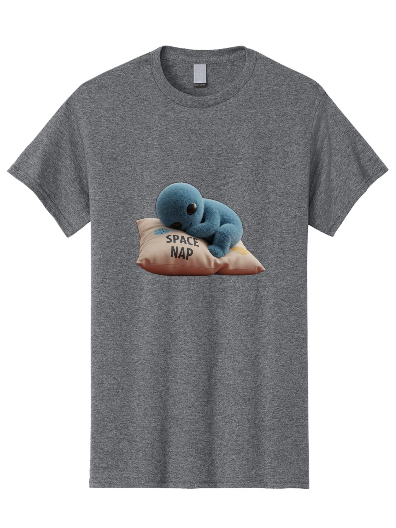Space-Nap-4 Men'S Graphic Tee, 100% Cotton, Comfortable Casual Summer Wear, Machine Washable, Stuffed Alien, Space Nap, Sleeping On Pillow, Cute Plush Toy, Funny Meme, Cartoon Character, Adorable Creature, Resting In Space, Soft And Cuddly, Bad669 10