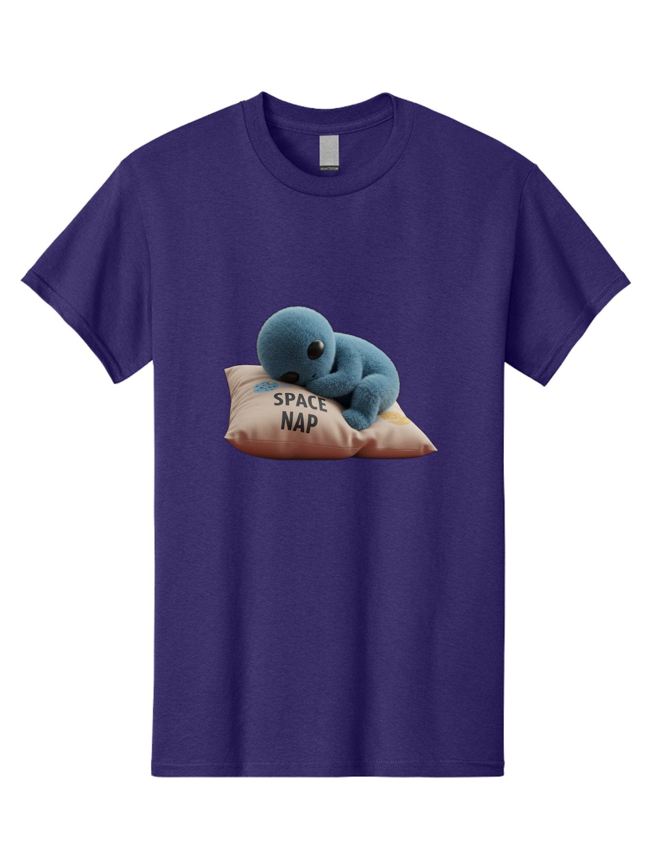 Space-Nap-4 Men'S Graphic Tee, 100% Cotton, Comfortable Casual Summer Wear, Machine Washable, Stuffed Alien, Space Nap, Sleeping On Pillow, Cute Plush Toy, Funny Meme, Cartoon Character, Adorable Creature, Resting In Space, Soft And Cuddly, Bad669 11