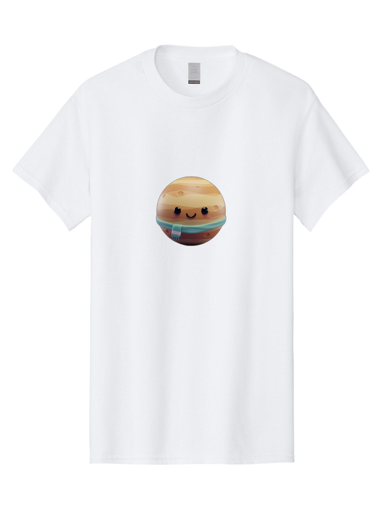 Squishmallow-Mars Men'S Graphic Tee, 100% Cotton, Comfortable Casual Summer Wear, Machine Washable, Cartoon Mars, Face Mask, Planet Character, Kawaii Space, Masked Mars, Mars Illustration, Cute Mars, Mars With Mask Bad698 7