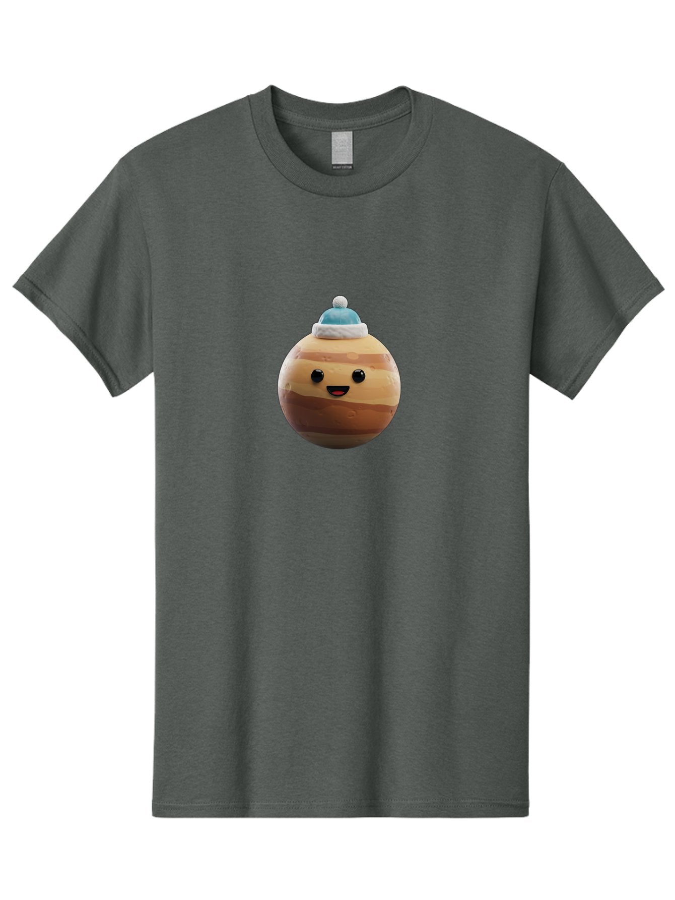 Squishmallow Men'S Graphic Tee, 100% Cotton, Comfortable Casual Summer Wear, Machine Washable, Cute Plush Toy, Squishmallow Character, Caramel Color, Blue Beanie, Soft Texture, Cheerful Face, Round Shape, Squishy Toy, Collectible Plush, Bad699 6