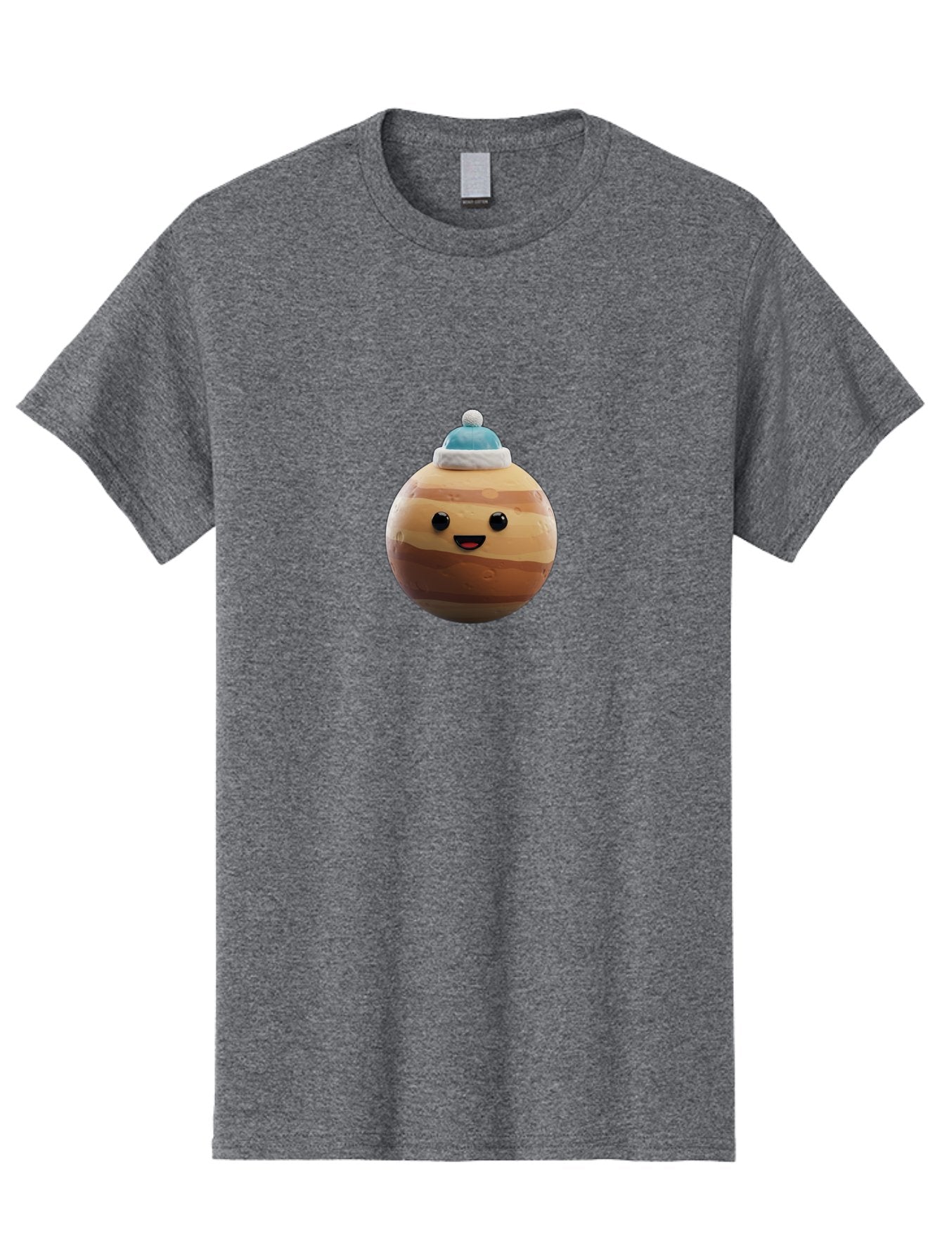 Squishmallow Men'S Graphic Tee, 100% Cotton, Comfortable Casual Summer Wear, Machine Washable, Cute Plush Toy, Squishmallow Character, Caramel Color, Blue Beanie, Soft Texture, Cheerful Face, Round Shape, Squishy Toy, Collectible Plush, Bad699 5