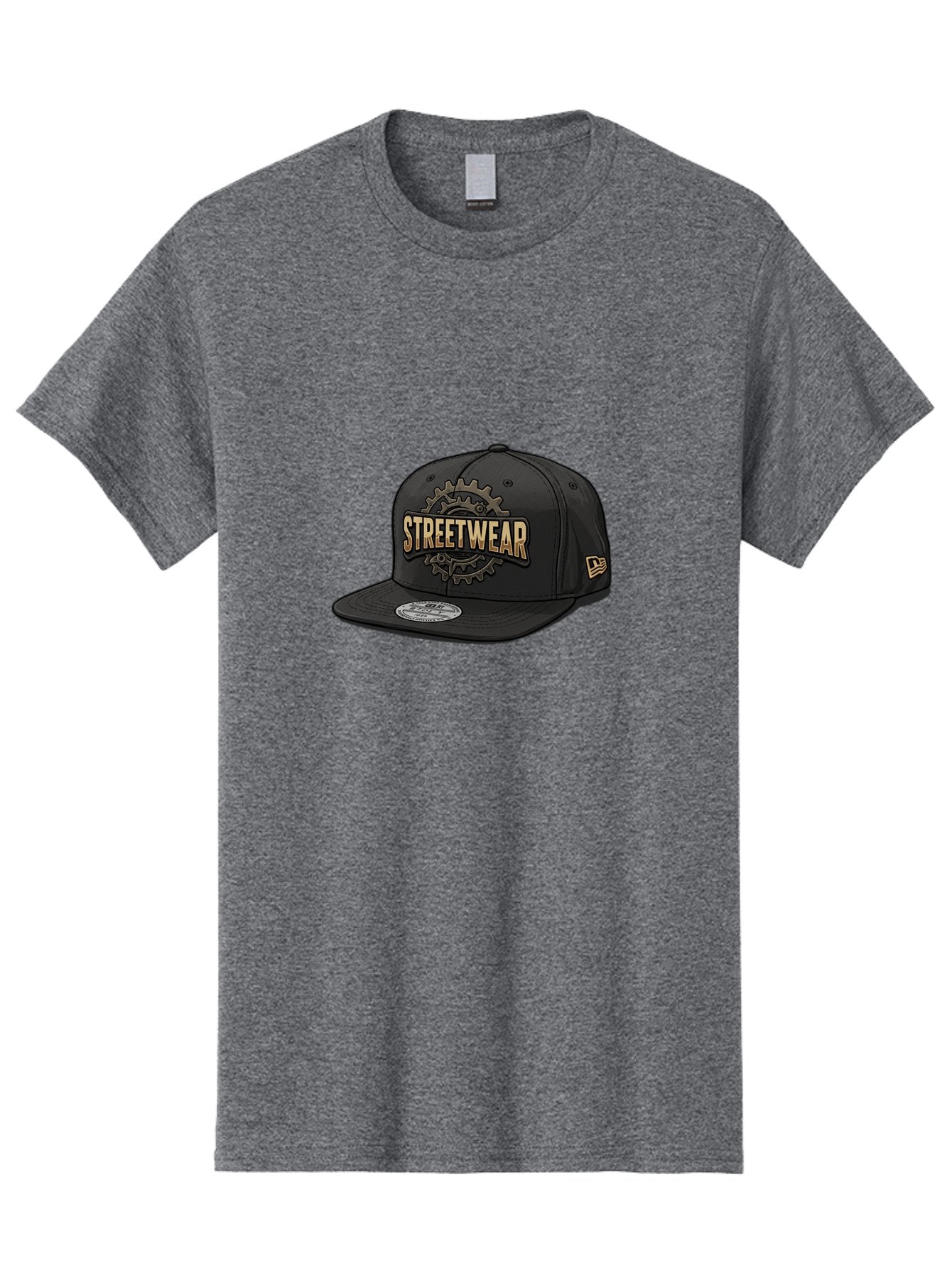 Streetwear-Baseball-Cap Men'S Graphic Tee, 100% Cotton, Comfortable Casual Summer Wear, Machine Washable, Streetwear Fashion, Baseball Cap, Urban Style, Trendy Accessories, Casual Wear, Streetwear Clothing, New Era Cap, Gear Design, Bad745 6