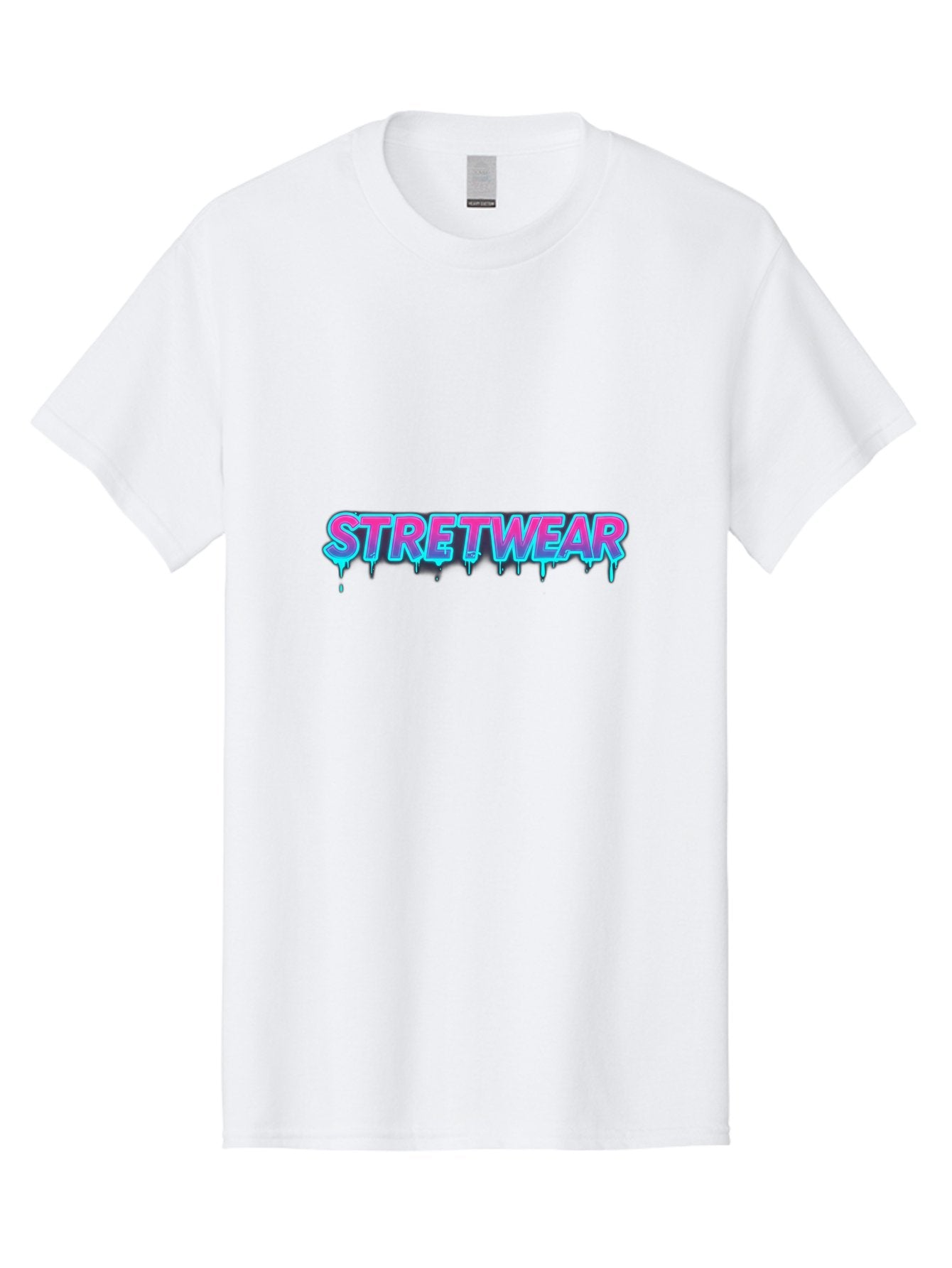 Stretwear-7 Men'S Graphic Tee, 100% Cotton, Comfortable Casual Summer Wear, Machine Washable, Streetwear Fashion, Urban Style, Graffiti Art, Dripping Effect, Bold Typography, Vibrant Colors, Modern Design, Trendy Clothing Bad753 15