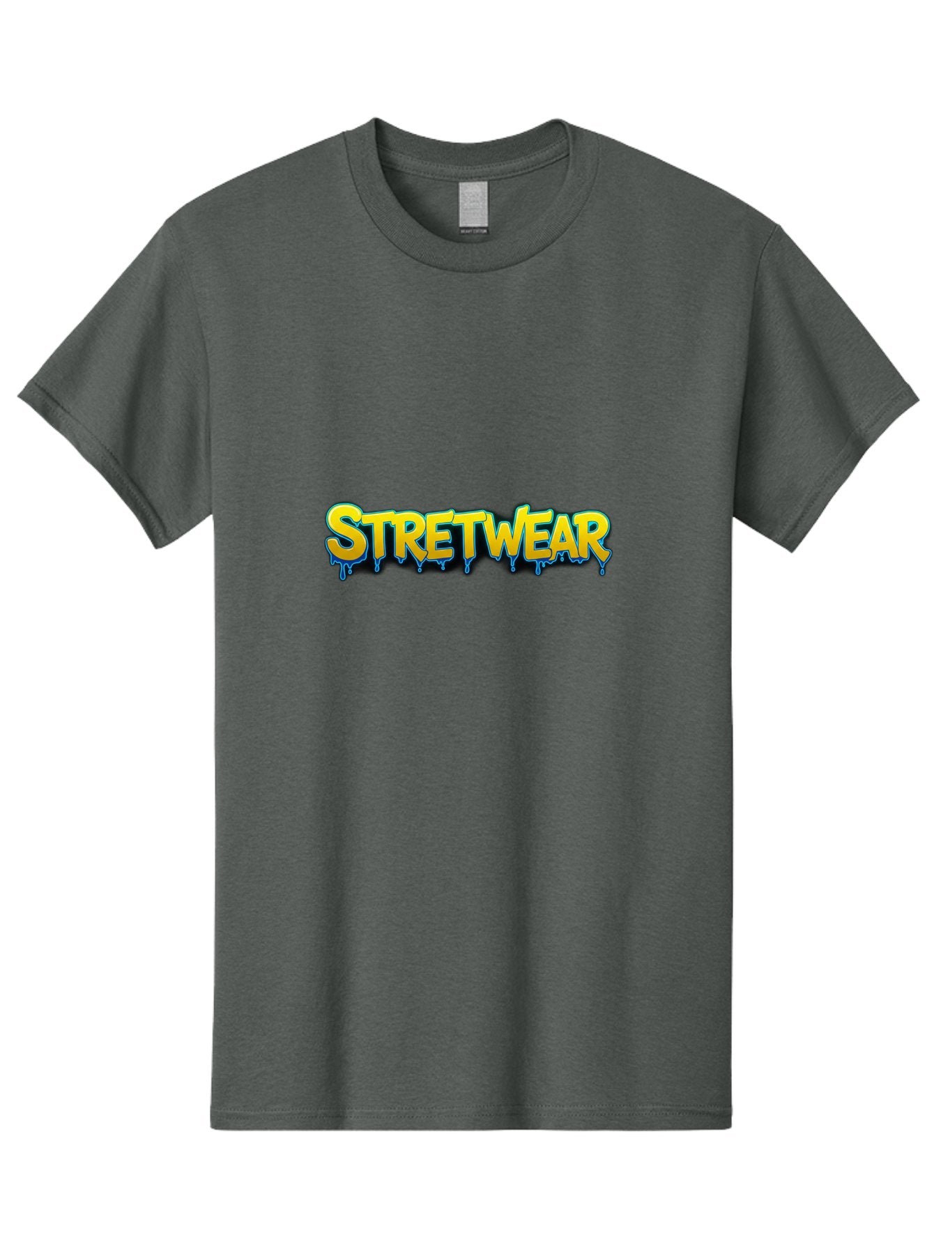 Stretwear-8 Men'S Graphic Tee, 100% Cotton, Comfortable Casual Summer Wear, Machine Washable, Streetwear Fashion, Graffiti Style, Urban Clothing, Bold Typography, Vibrant Colors, Edgy Aesthetic, Street Style, Trendy Fashion, Youth Culture Bad754 4
