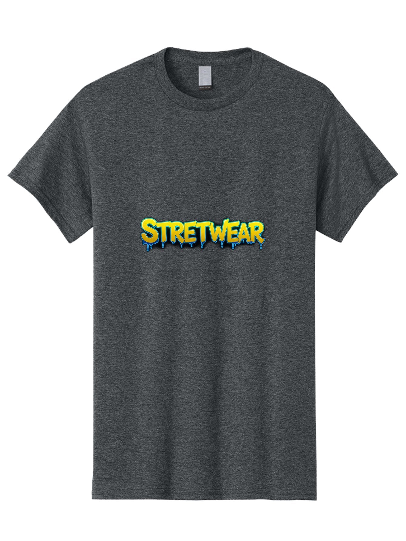 Stretwear-8 Men'S Graphic Tee, 100% Cotton, Comfortable Casual Summer Wear, Machine Washable, Streetwear Fashion, Graffiti Style, Urban Clothing, Bold Typography, Vibrant Colors, Edgy Aesthetic, Street Style, Trendy Fashion, Youth Culture Bad754