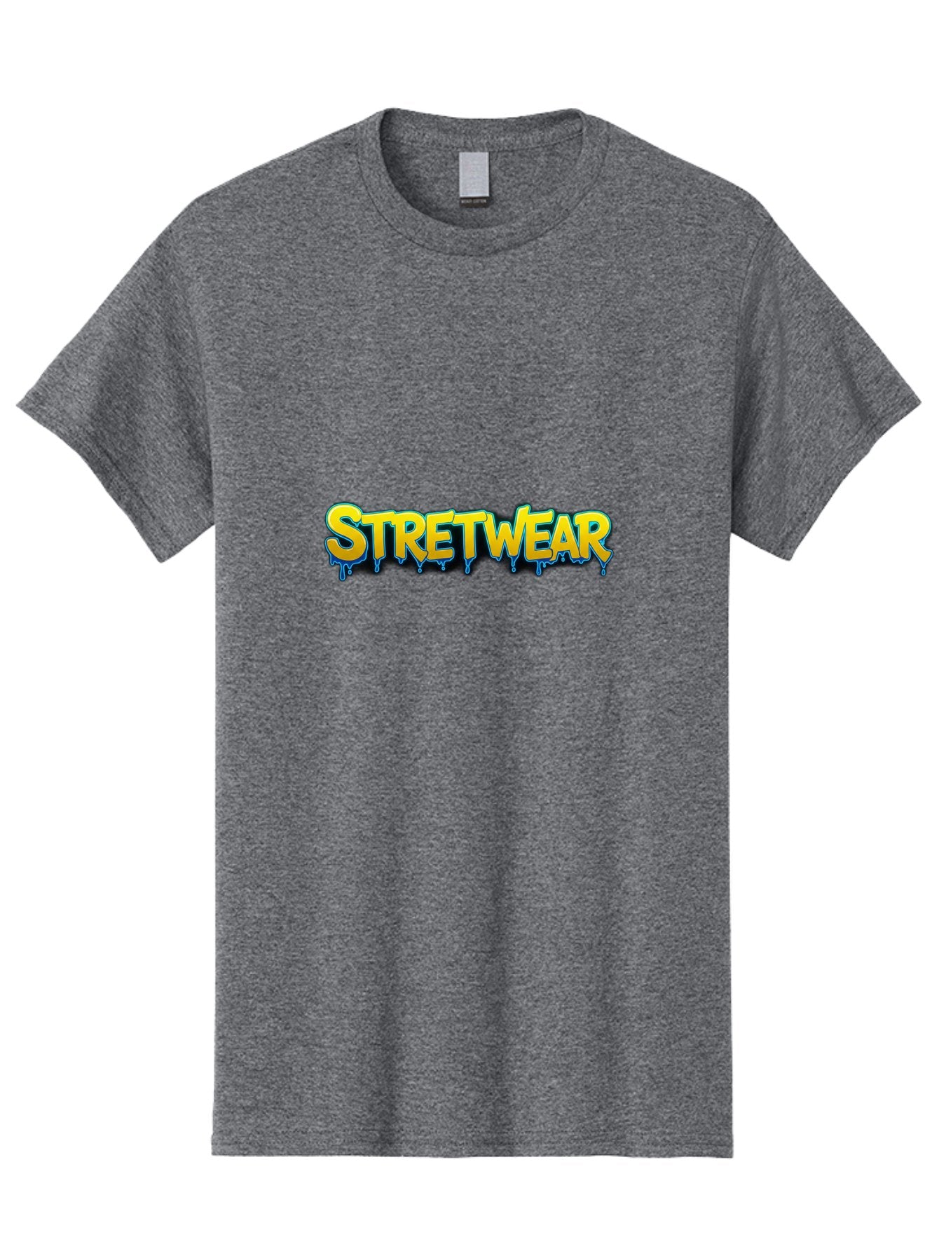 Stretwear-8 Men'S Graphic Tee, 100% Cotton, Comfortable Casual Summer Wear, Machine Washable, Streetwear Fashion, Graffiti Style, Urban Clothing, Bold Typography, Vibrant Colors, Edgy Aesthetic, Street Style, Trendy Fashion, Youth Culture Bad754 3