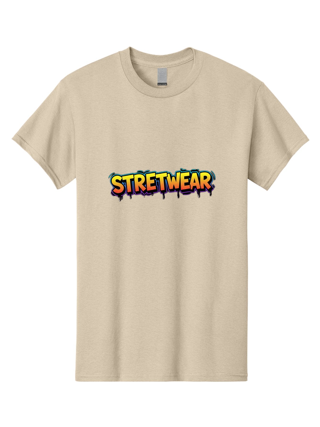 Stretwear-9 Men'S Graphic Tee, 100% Cotton, Comfortable Casual Summer Wear, Machine Washable, Streetwear Fashion, Urban Style, Trendy Clothing, Vibrant Typography, Graffiti Inspired, Street Fashion, Bold Graphics Bad755 10