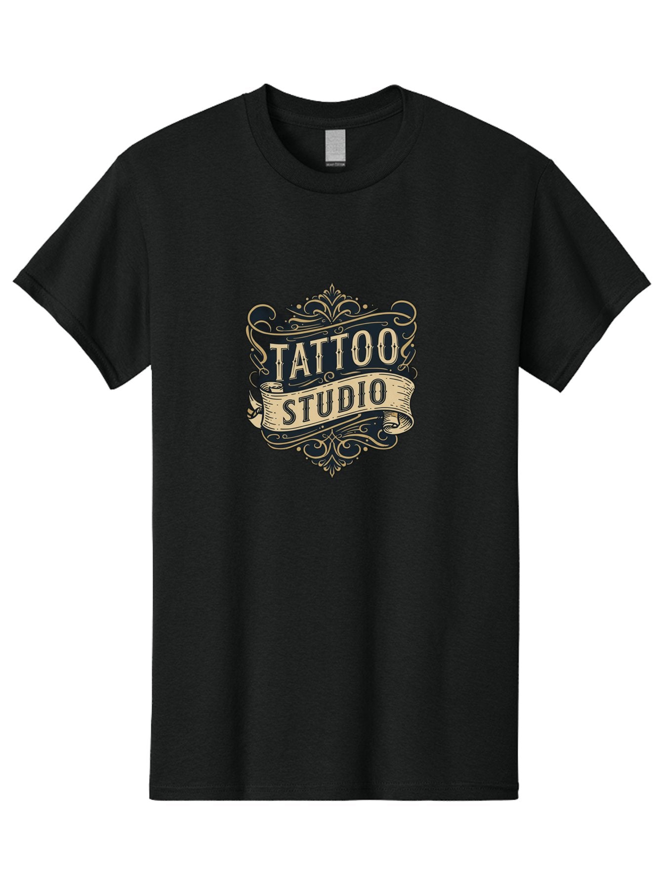 Tattoo-Studio-2 Men'S Graphic Tee, 100% Cotton, Comfortable Casual Summer Wear, Machine Washable, Tattoo Studio, Vintage Logo, Ornate Design, Classic Typography, Body Art, Tattoo Parlor, Ink Art, Tattoo Artist Bad816 8