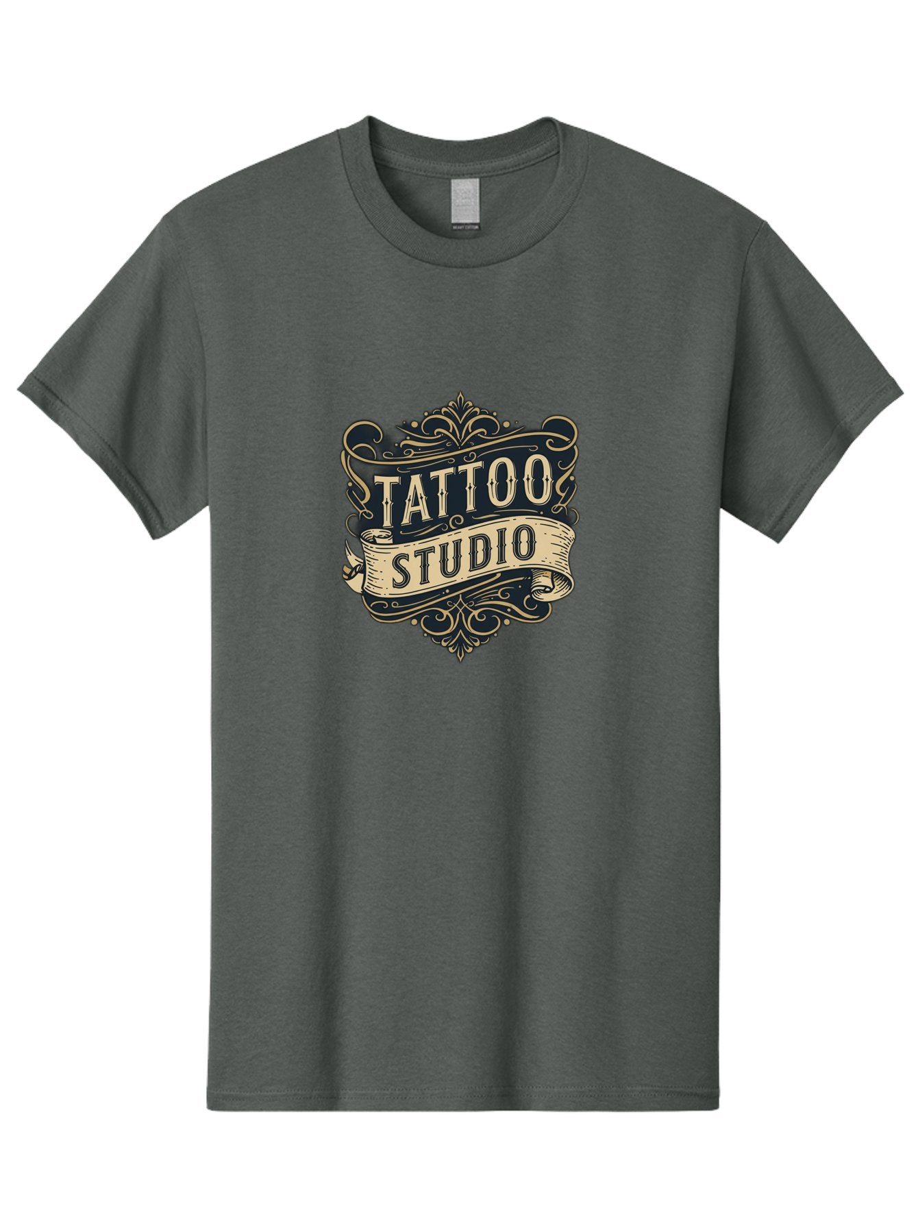Tattoo-Studio-2 Men'S Graphic Tee, 100% Cotton, Comfortable Casual Summer Wear, Machine Washable, Tattoo Studio, Vintage Logo, Ornate Design, Classic Typography, Body Art, Tattoo Parlor, Ink Art, Tattoo Artist Bad816 15