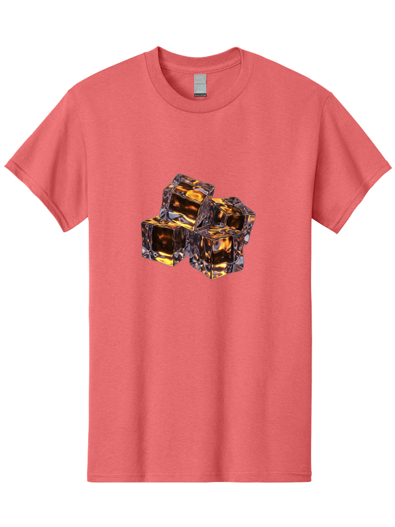 Transparent-Gold-Cubes Men'S Graphic Tee, 100% Cotton, Comfortable Casual Summer Wear, Machine Washable, Tigereye Gemstones, Golden Brown Gem, Tiger'S Eye, Precious Stones, Luxury Jewelry, Ornate Decor, Earthy Tones, Gemstone Collection, Bad857 14