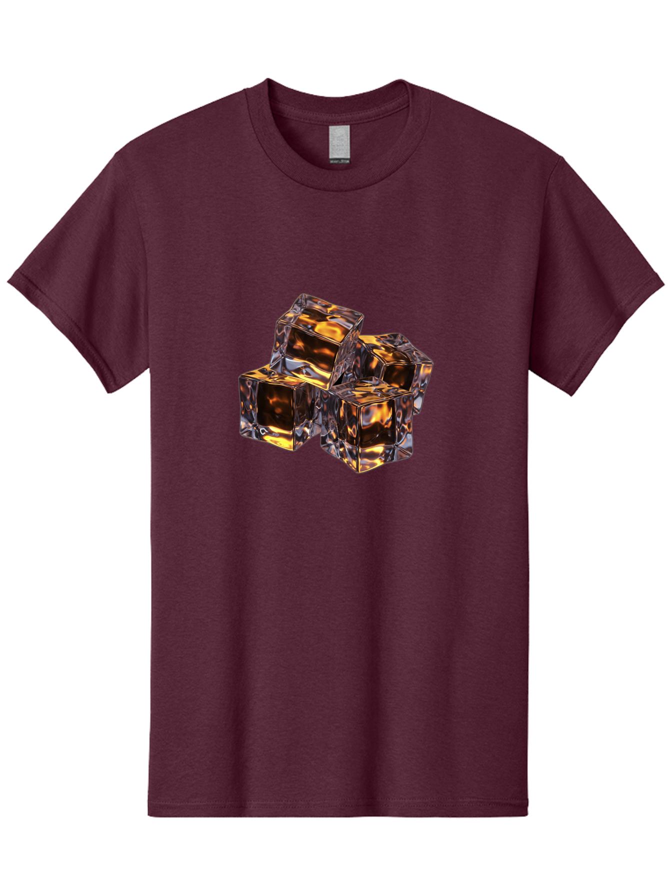 Transparent-Gold-Cubes Men'S Graphic Tee, 100% Cotton, Comfortable Casual Summer Wear, Machine Washable, Tigereye Gemstones, Golden Brown Gem, Tiger'S Eye, Precious Stones, Luxury Jewelry, Ornate Decor, Earthy Tones, Gemstone Collection, Bad857 11