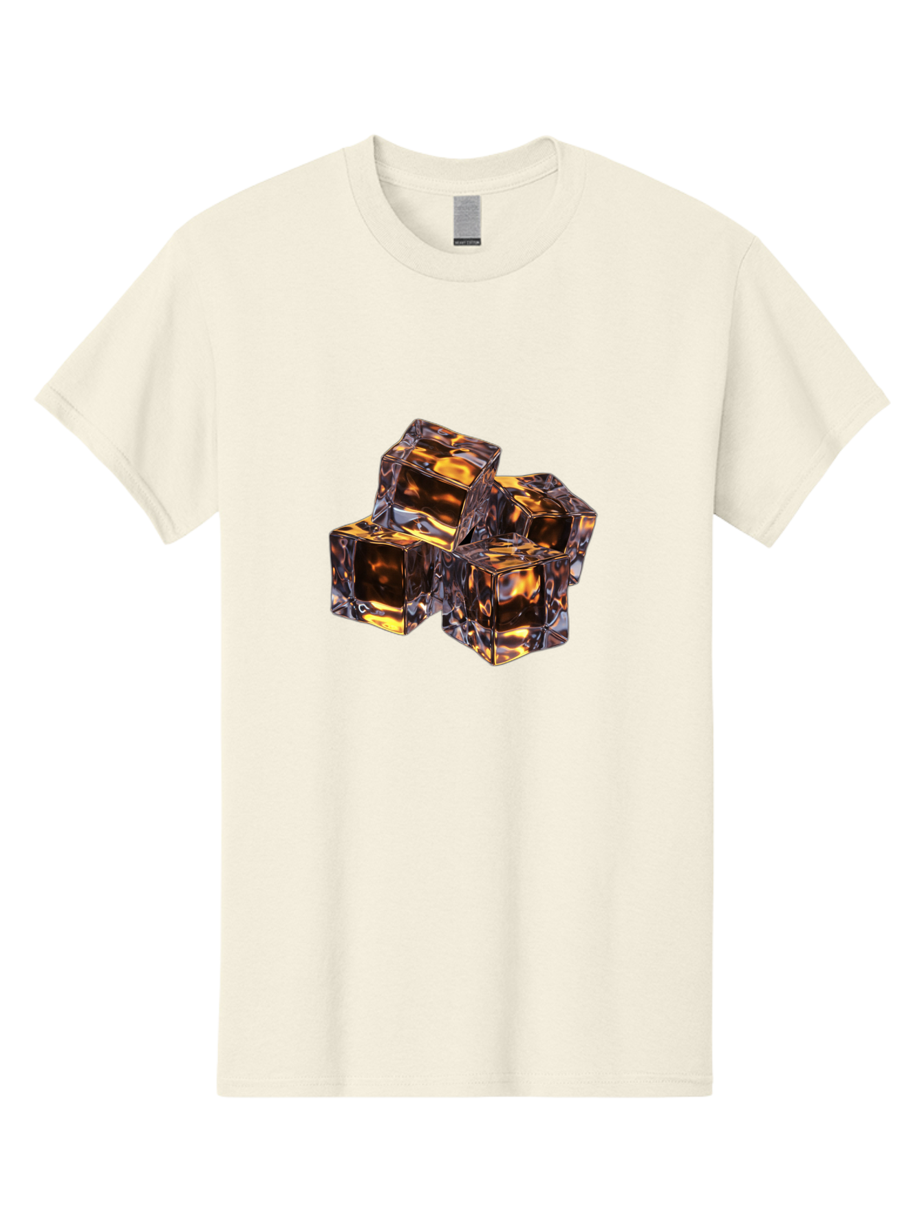 Transparent-Gold-Cubes Men'S Graphic Tee, 100% Cotton, Comfortable Casual Summer Wear, Machine Washable, Tigereye Gemstones, Golden Brown Gem, Tiger'S Eye, Precious Stones, Luxury Jewelry, Ornate Decor, Earthy Tones, Gemstone Collection, Bad857 15