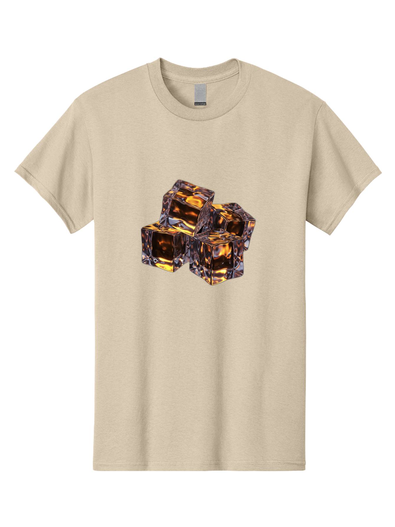 Transparent-Gold-Cubes Men'S Graphic Tee, 100% Cotton, Comfortable Casual Summer Wear, Machine Washable, Tigereye Gemstones, Golden Brown Gem, Tiger'S Eye, Precious Stones, Luxury Jewelry, Ornate Decor, Earthy Tones, Gemstone Collection, Bad857 9