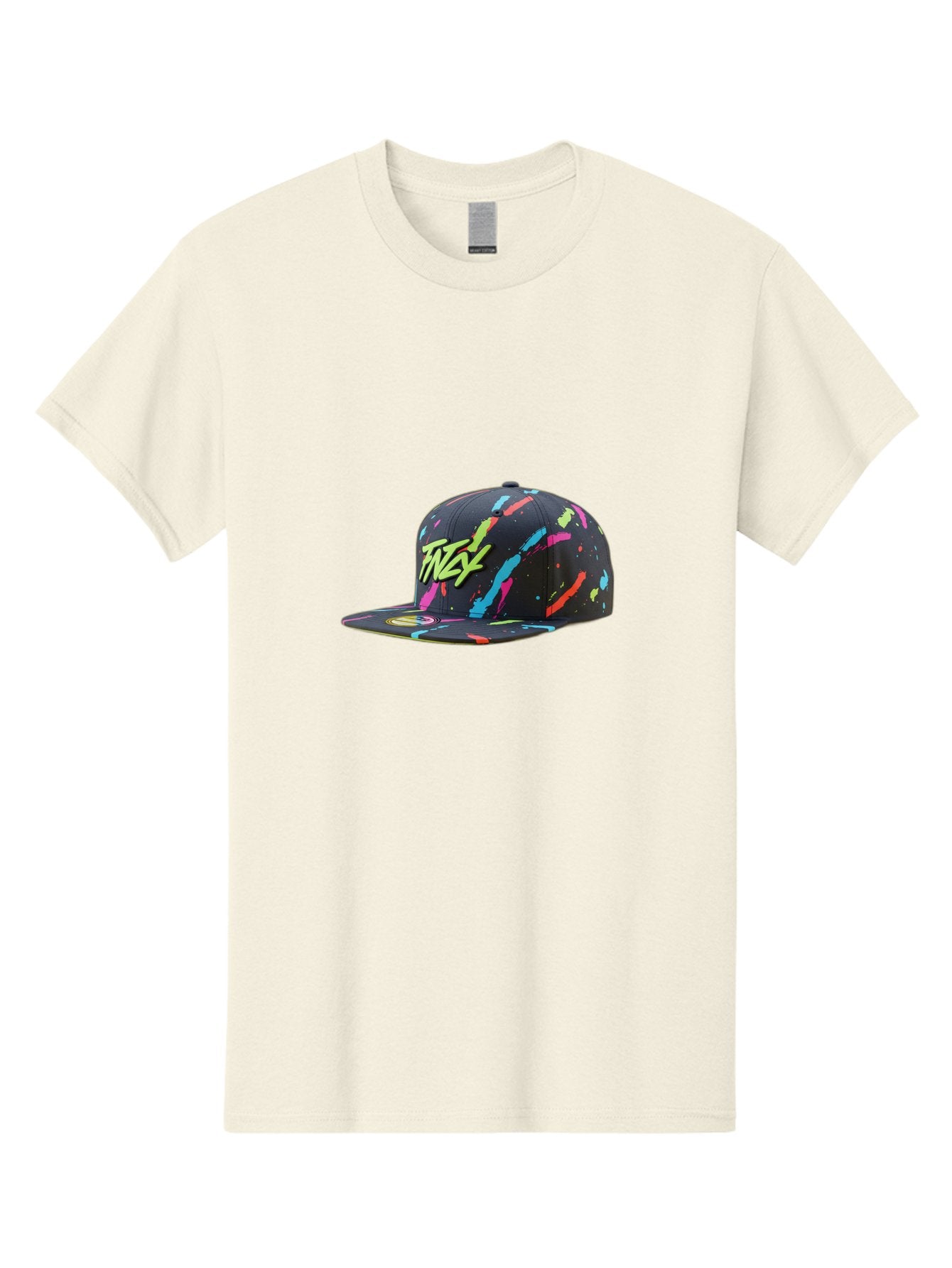 Twst-Baseball-Cap Men'S Graphic Tee, 100% Cotton, Comfortable Casual Summer Wear, Machine Washable, Graffiti Style Cap, Streetwear Fashion, Urban Clothing, Colorful Splatters, Trendy Accessories, Casual Wear, Flex Logo Bad870 11