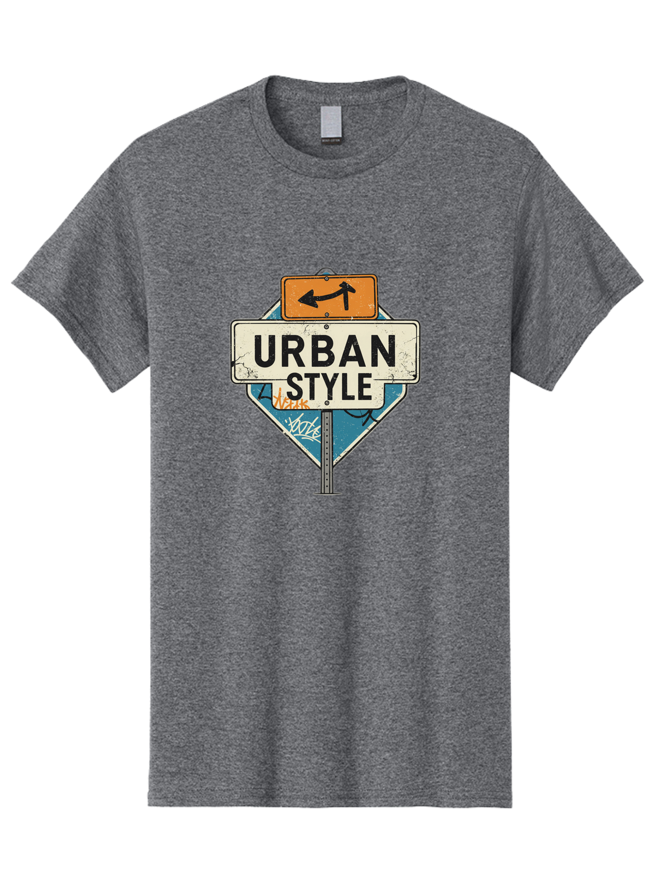 Urban-Style-3 Men'S Graphic Tee, 100% Cotton, Comfortable Casual Summer Wear, Machine Washable, Urban Style, Street Signs, Graffiti Art, Urban Culture, Street Fashion, City Life, Modern Aesthetic, Edgy Vibe, Urban Chic, Streetwear Style, Bad874 15