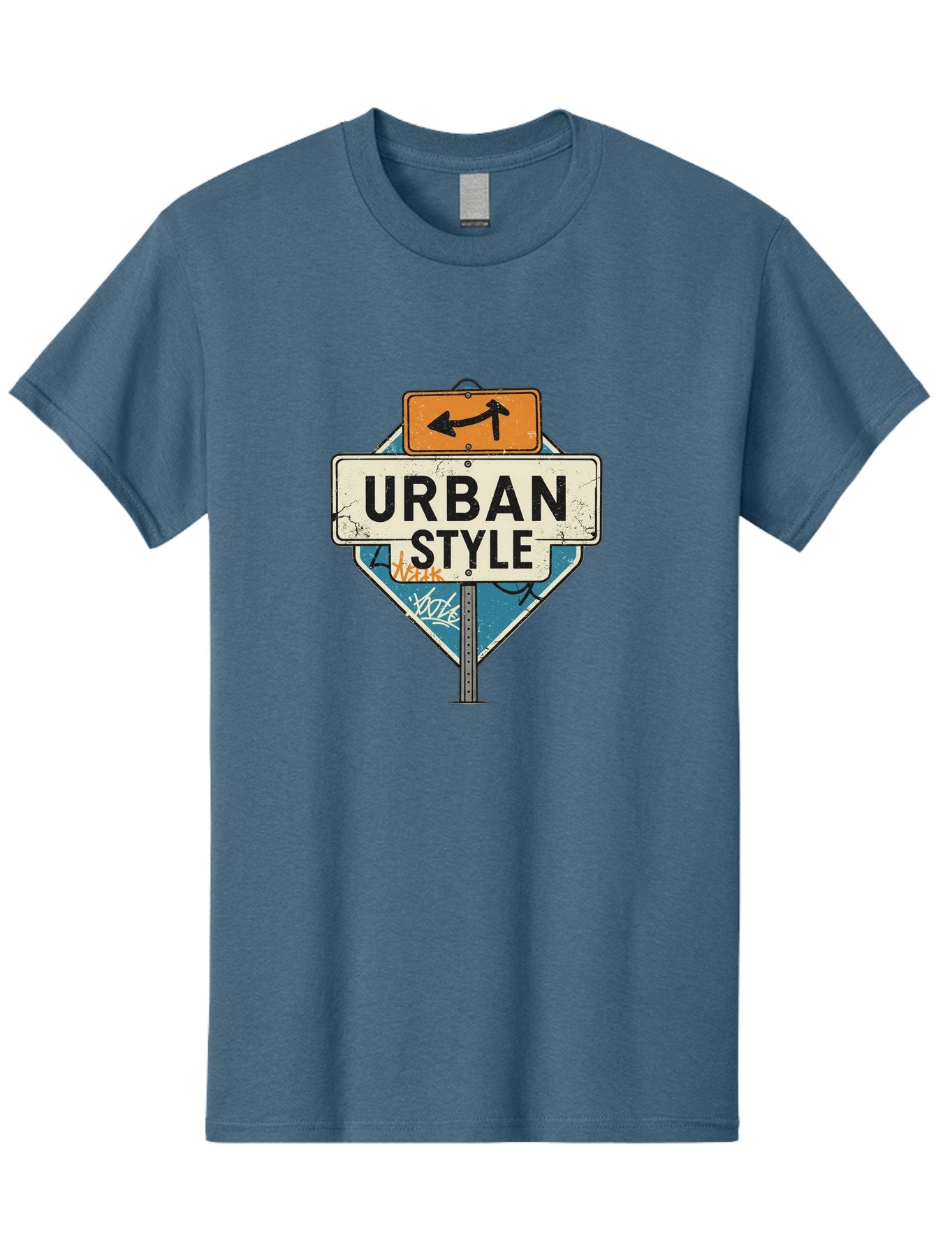 Urban-Style-3 Men'S Graphic Tee, 100% Cotton, Comfortable Casual Summer Wear, Machine Washable, Urban Style, Street Signs, Graffiti Art, Urban Culture, Street Fashion, City Life, Modern Aesthetic, Edgy Vibe, Urban Chic, Streetwear Style, Bad874 15
