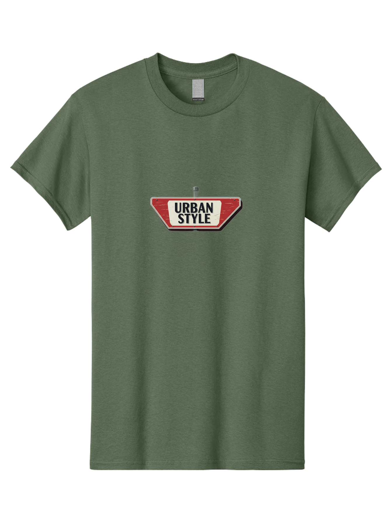 Urban-Style-4 Men'S Graphic Tee, 100% Cotton, Comfortable Casual Summer Wear, Machine Washable, Urban Style, Street Sign, Red And White, City Fashion, Modern Design, Urban Aesthetic, Streetwear, City Style, Urban Culture Bad875 8