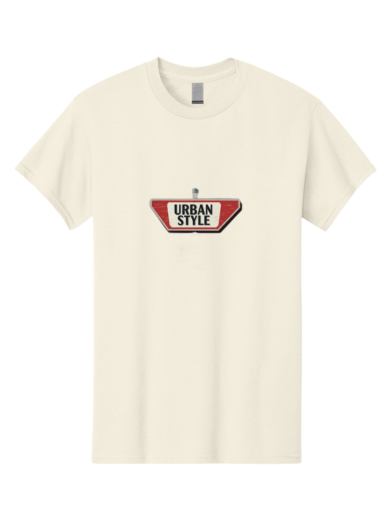 Urban-Style-4 Men'S Graphic Tee, 100% Cotton, Comfortable Casual Summer Wear, Machine Washable, Urban Style, Street Sign, Red And White, City Fashion, Modern Design, Urban Aesthetic, Streetwear, City Style, Urban Culture Bad875 6