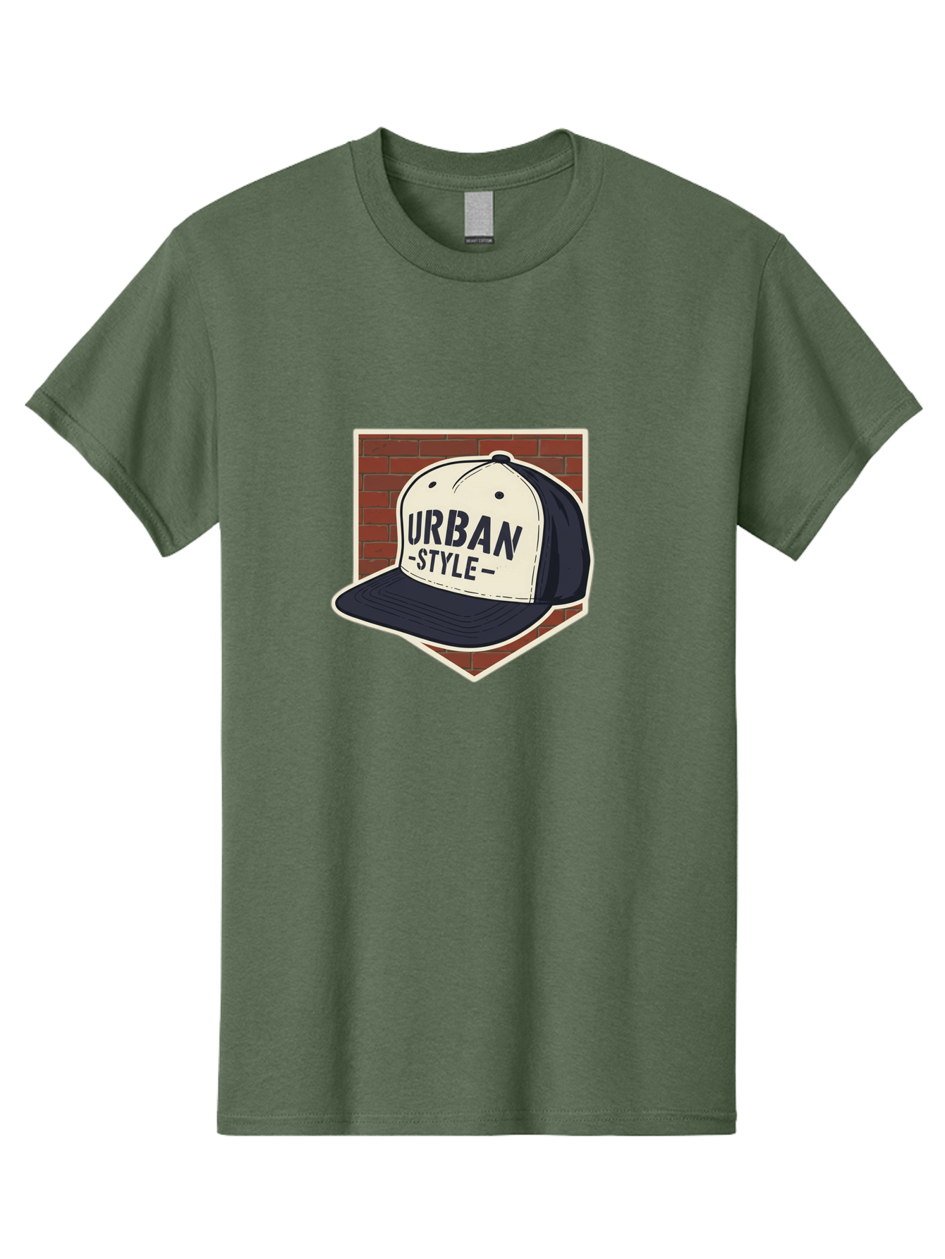 Urban-Style-Baseball-Cap Men'S Graphic Tee, 100% Cotton, Comfortable Casual Summer Wear, Machine Washable, Black And White Baseball Cap, Urban Style, Streetwear Fashion, Trendy Clothing, Casual Wear, Urban Culture, Fashion Accessory, Bad877 6