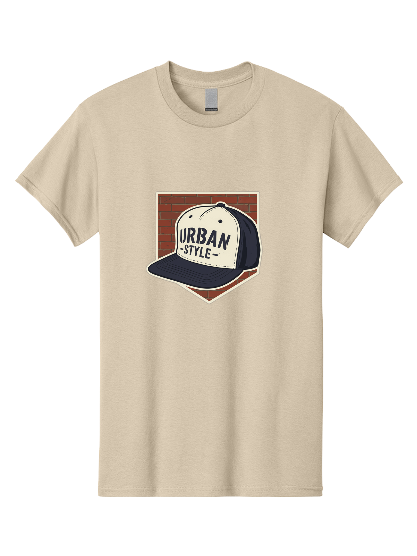 Urban-Style-Baseball-Cap Men'S Graphic Tee, 100% Cotton, Comfortable Casual Summer Wear, Machine Washable, Black And White Baseball Cap, Urban Style, Streetwear Fashion, Trendy Clothing, Casual Wear, Urban Culture, Fashion Accessory, Bad877 7