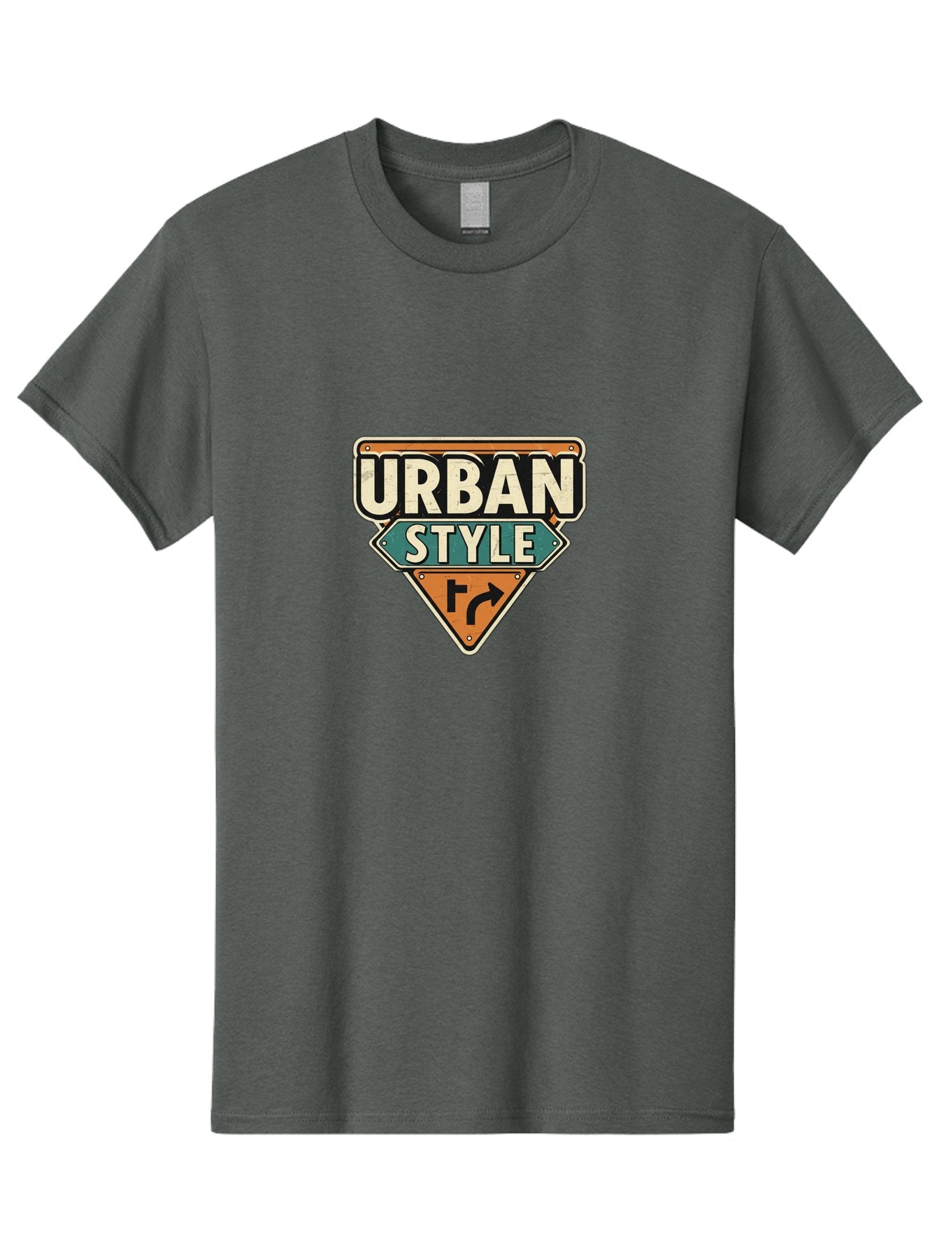 Urban-Style Men'S Graphic Tee, 100% Cotton, Comfortable Casual Summer Wear, Machine Washable, Urban Street Style, Modern Design, Street Signs, Trendy Graphics, Urban Fashion, City Vibe, Edgy Look, Stylish Logos Bad878