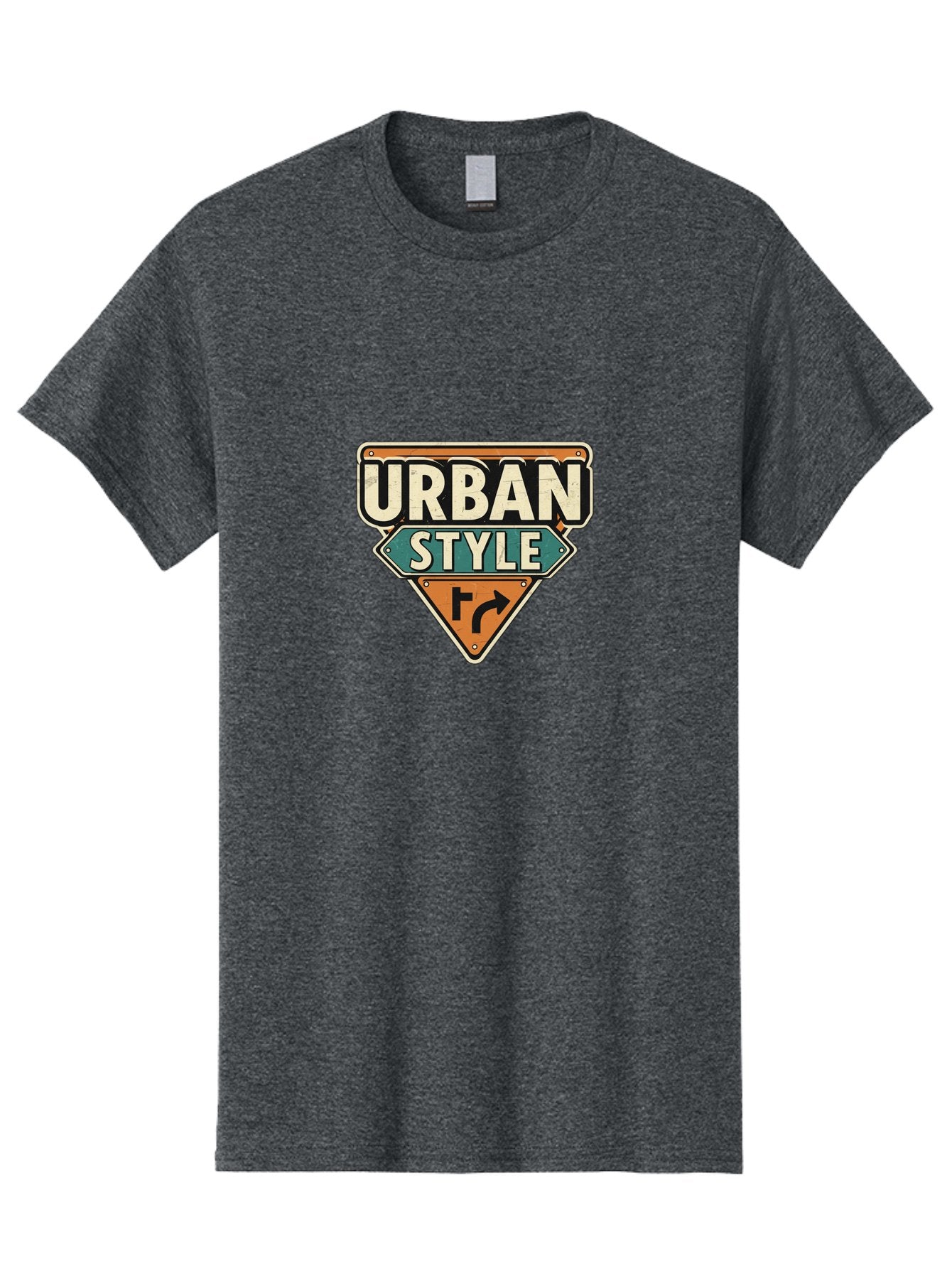 Urban-Style Men'S Graphic Tee, 100% Cotton, Comfortable Casual Summer Wear, Machine Washable, Urban Street Style, Modern Design, Street Signs, Trendy Graphics, Urban Fashion, City Vibe, Edgy Look, Stylish Logos Bad878 7