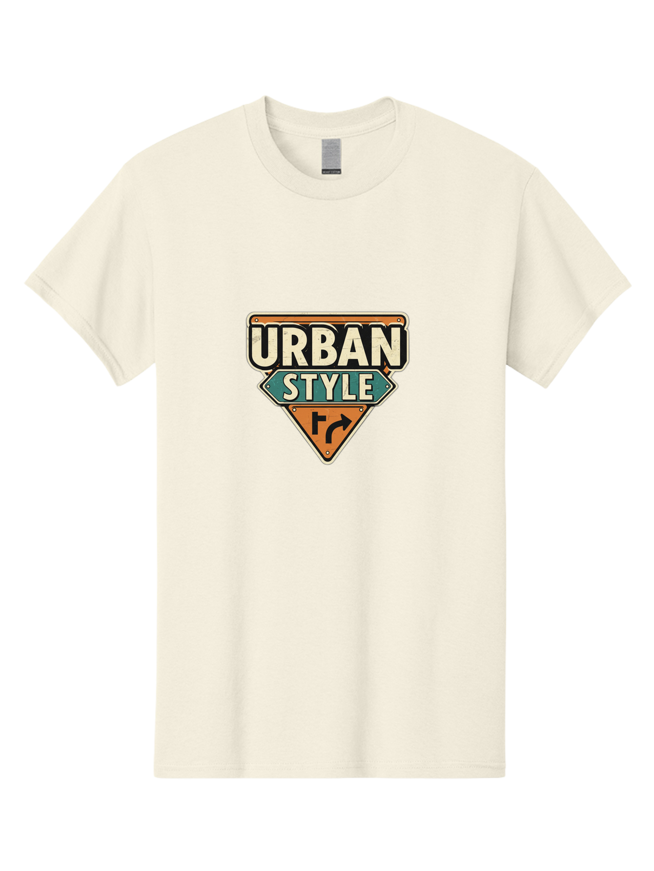 Urban-Style Men'S Graphic Tee, 100% Cotton, Comfortable Casual Summer Wear, Machine Washable, Urban Street Style, Modern Design, Street Signs, Trendy Graphics, Urban Fashion, City Vibe, Edgy Look, Stylish Logos Bad878 4