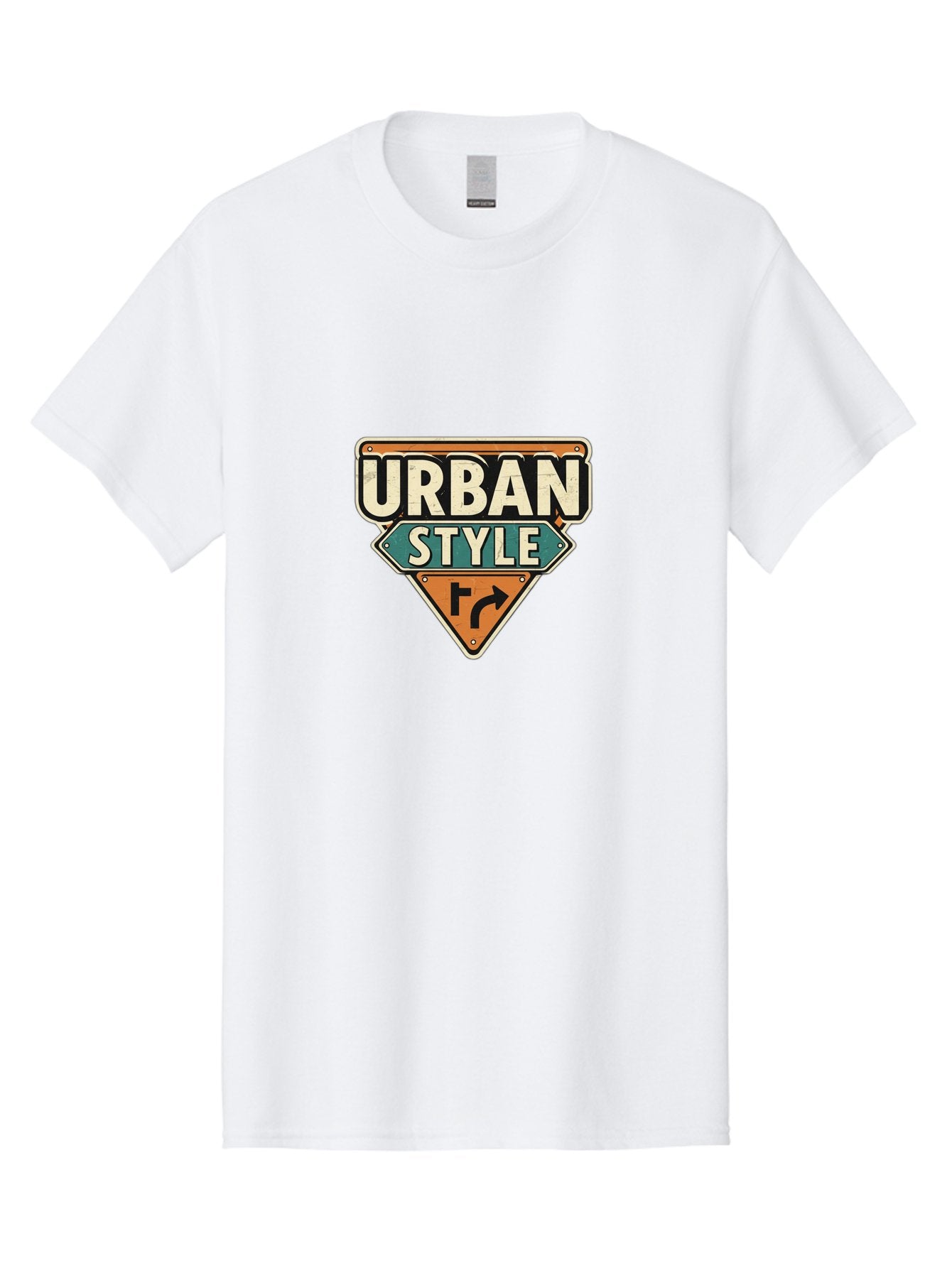 Urban-Style Men'S Graphic Tee, 100% Cotton, Comfortable Casual Summer Wear, Machine Washable, Urban Street Style, Modern Design, Street Signs, Trendy Graphics, Urban Fashion, City Vibe, Edgy Look, Stylish Logos Bad878 5